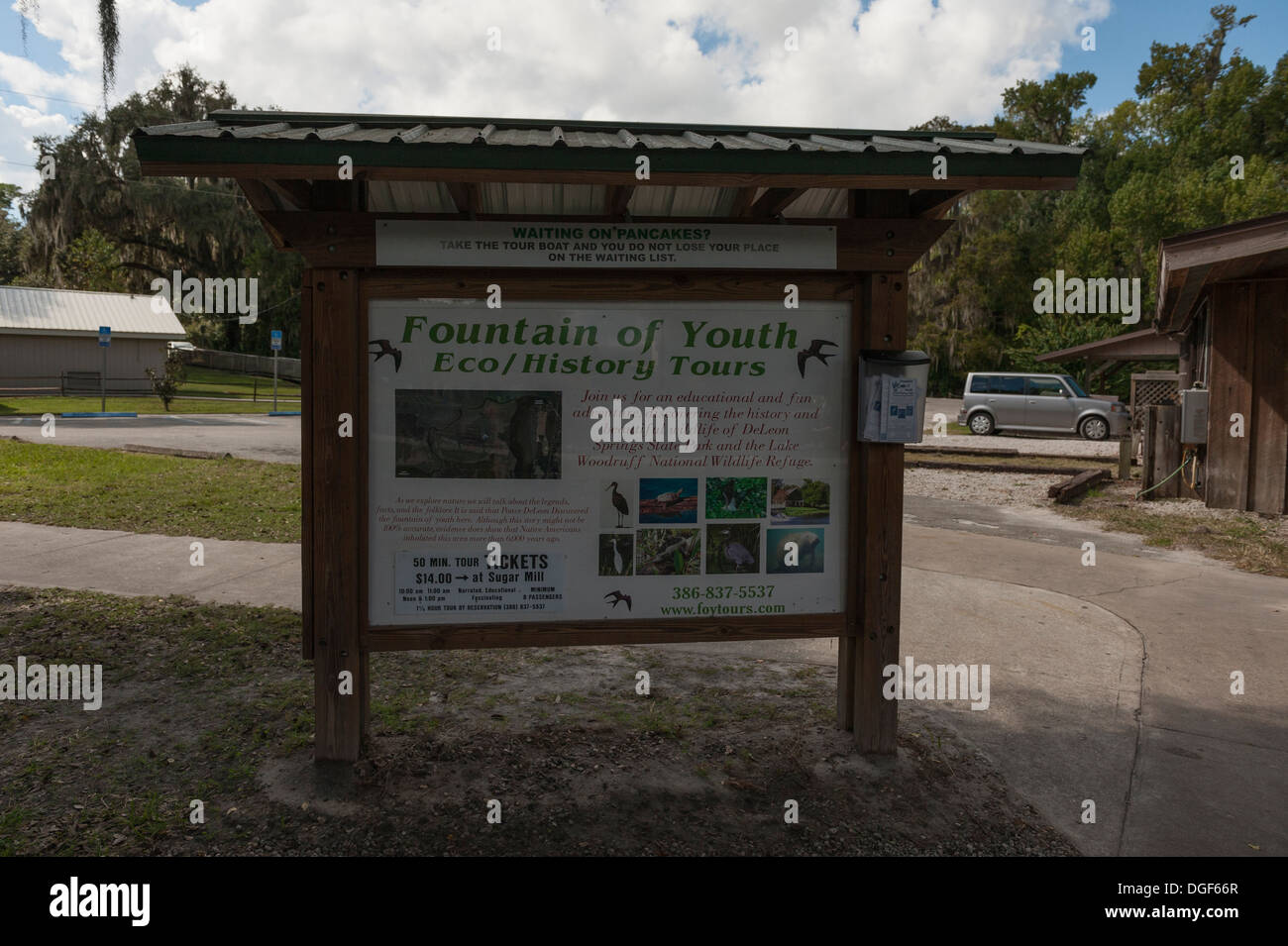 De Leon Springs State Park in Zentral-Florida Stockfoto