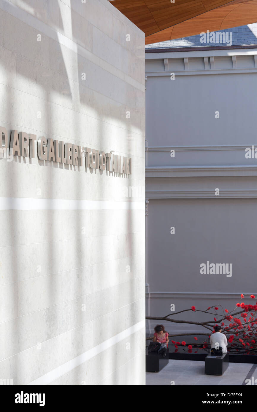 Auckland Art Gallery Toi o Tmaki, Auckland, Neuseeland. Architekt: FJMT + Archimedia, 2011. Stockfoto