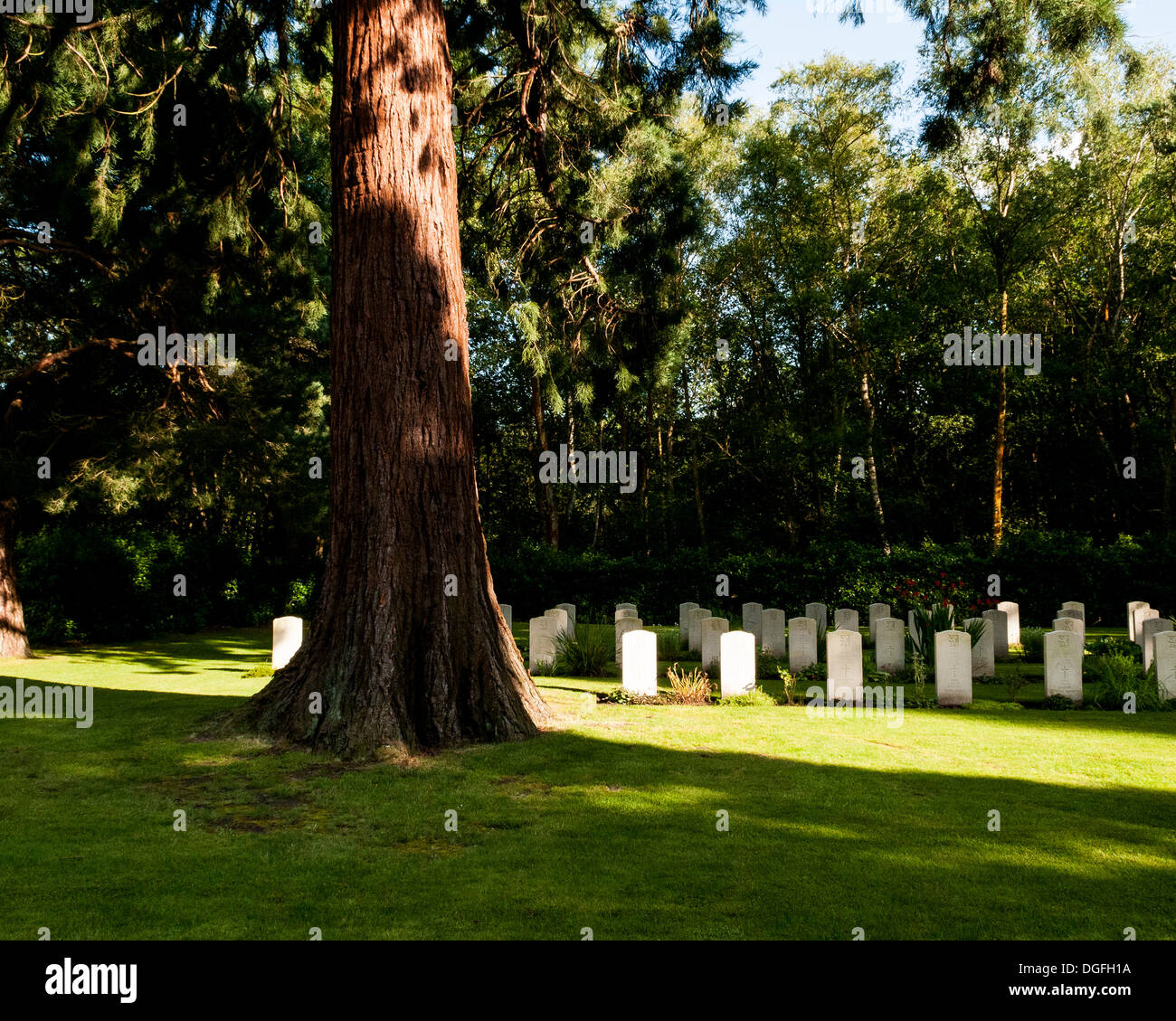Brookwood Militärfriedhof und Gedenkstätten, Brookwood, Vereinigtes Königreich. Architekt: Unbekannt, 2013. Stockfoto