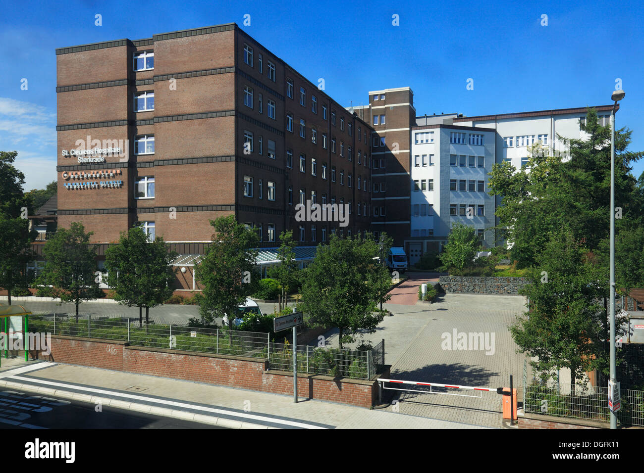 Krankenhaus, St. Clemens Hospitale in Oberhausen-Sterkrade, Ruhrgebiet, Nordrhein-Westfalen Stockfoto