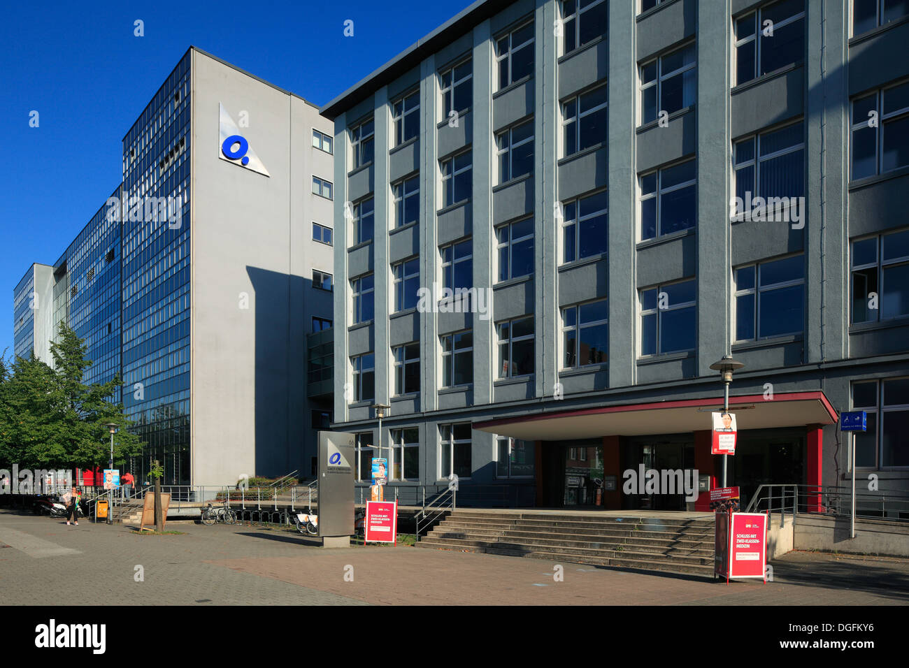 Technischen Rathaus der Stadt Oberhausen Sterkrade, erstellte Verwaltung der Gutehoffnungshuette Und der Mann GHH, Oberhausen, Ruhrgebiet, Nordrhein-W Stockfoto