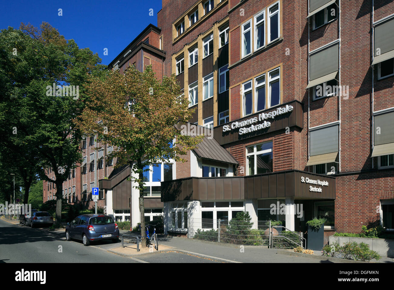 Krankenhaus, St. Clemens Hospitale in Oberhausen-Sterkrade, Ruhrgebiet, Nordrhein-Westfalen Stockfoto