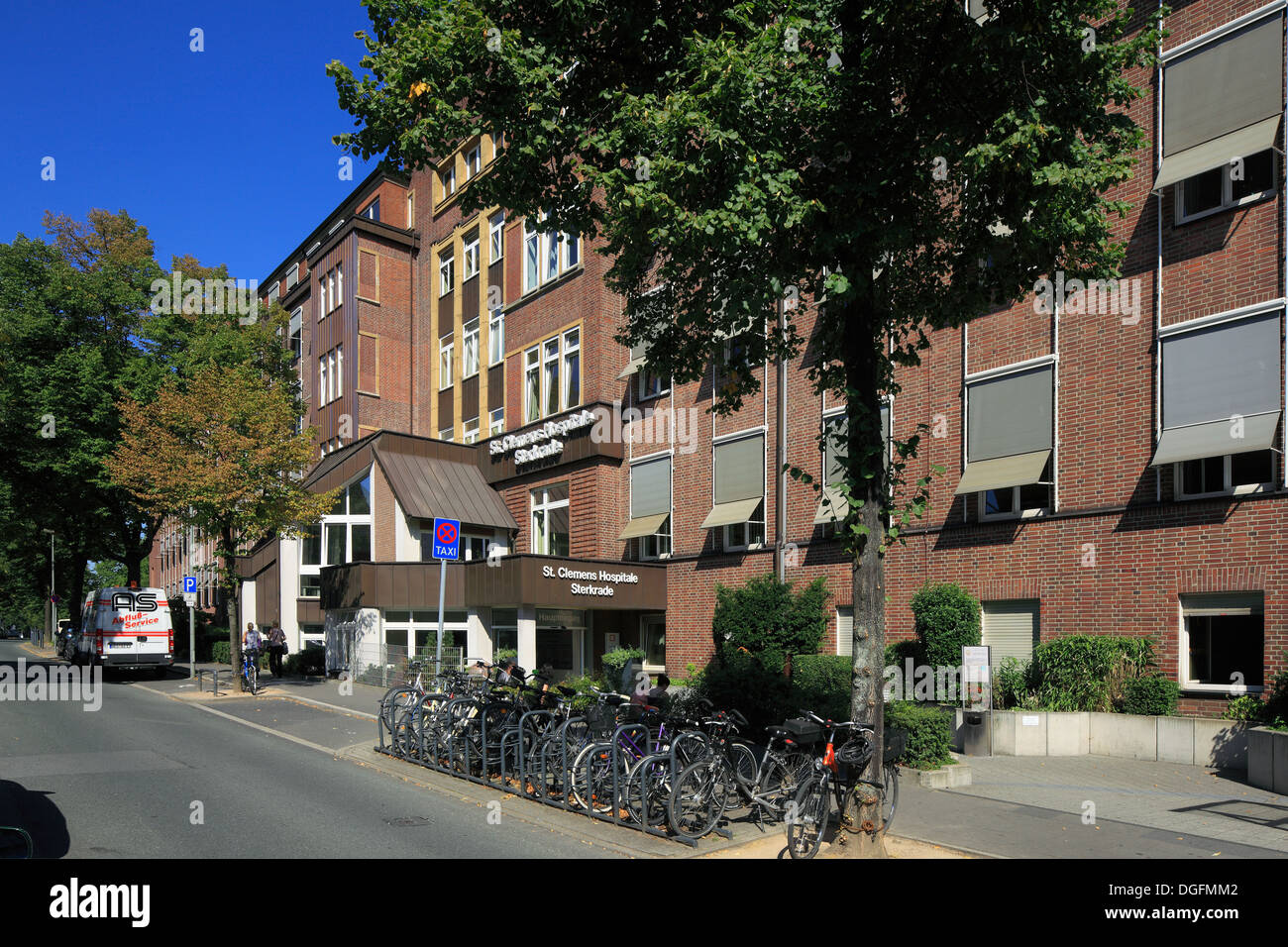 Krankenhaus, St. Clemens Hospitale in Oberhausen-Sterkrade, Ruhrgebiet, Nordrhein-Westfalen Stockfoto