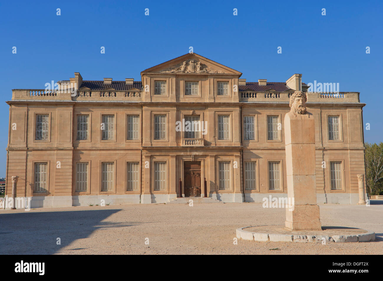 Marseille - Borely castel Stockfoto