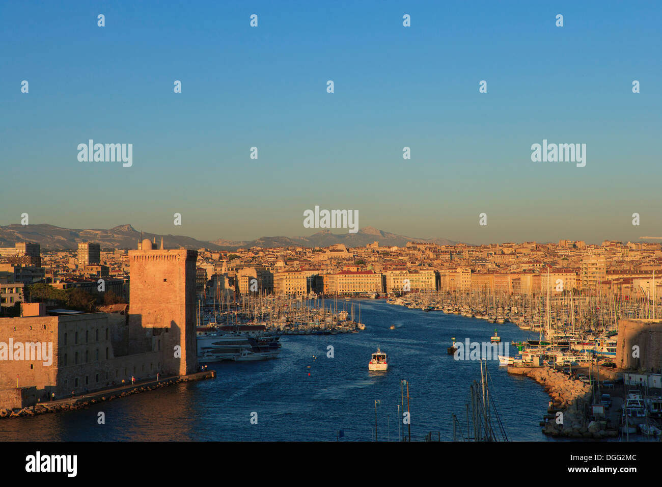 Marseille - alte Port - Eingang Stockfoto