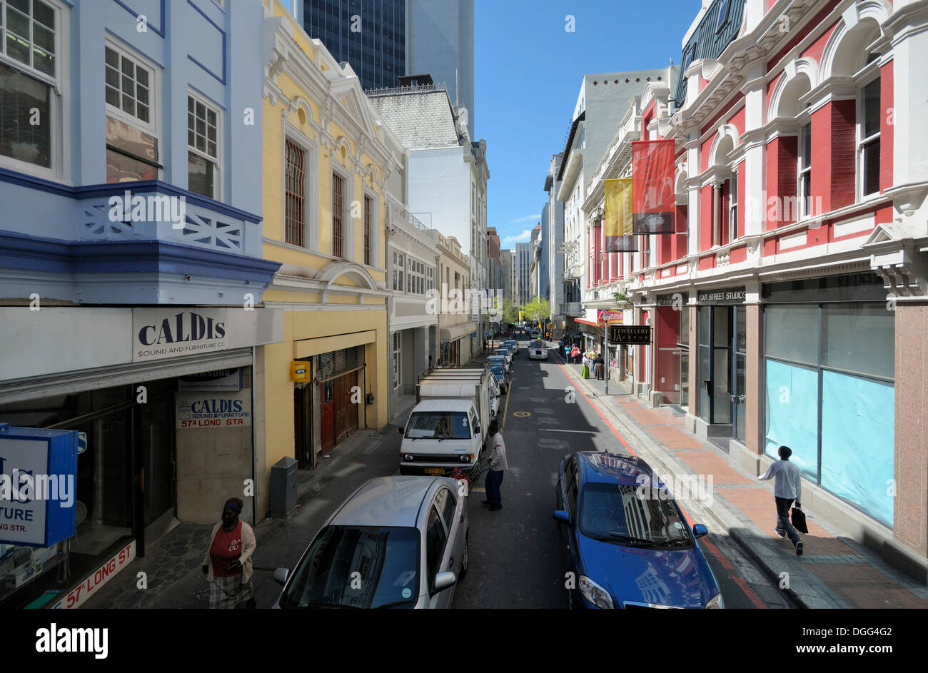 Caldis Haus, Long Street, Kapstadt, Südafrika, Afrika Stockfoto