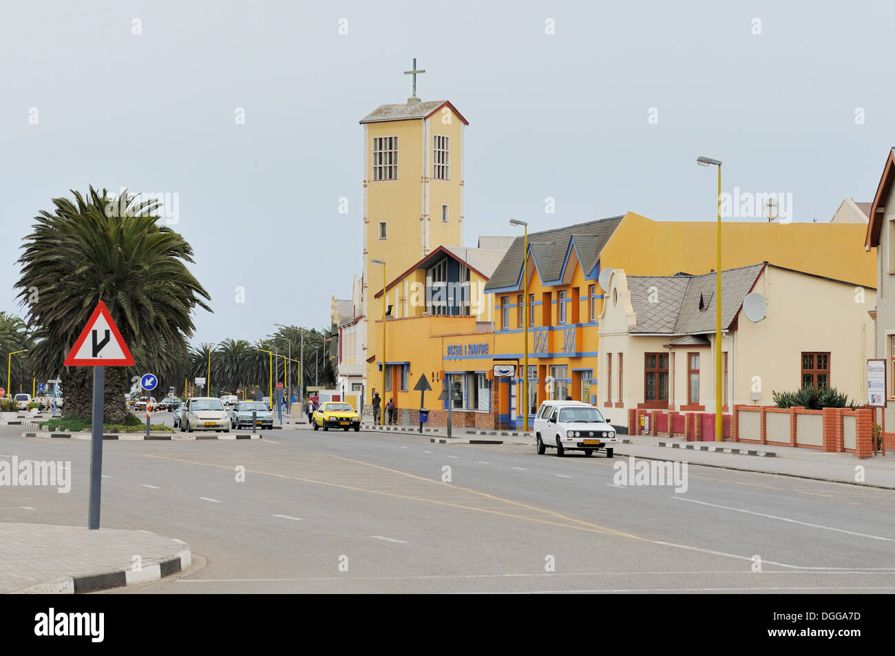 Kirche unserer lieben Frau vom Rosenkranz, Swakopmund, Namibia Stockfoto