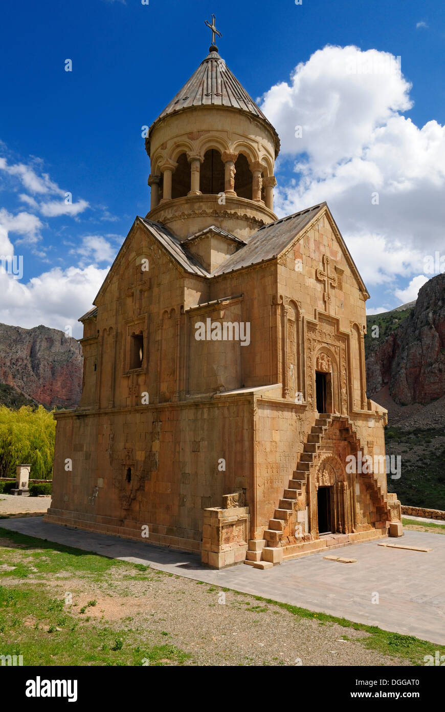 Historischen armenisch-orthodoxen Kirche in Noravank Kloster, Armenien, Asien Stockfoto