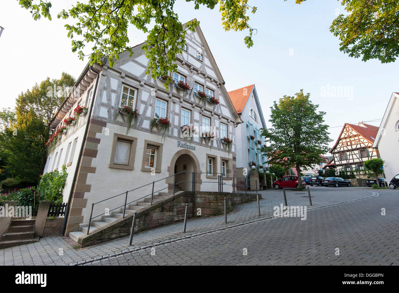 Rathaus, Korb, Baden-Württemberg Stockfotografie - Alamy