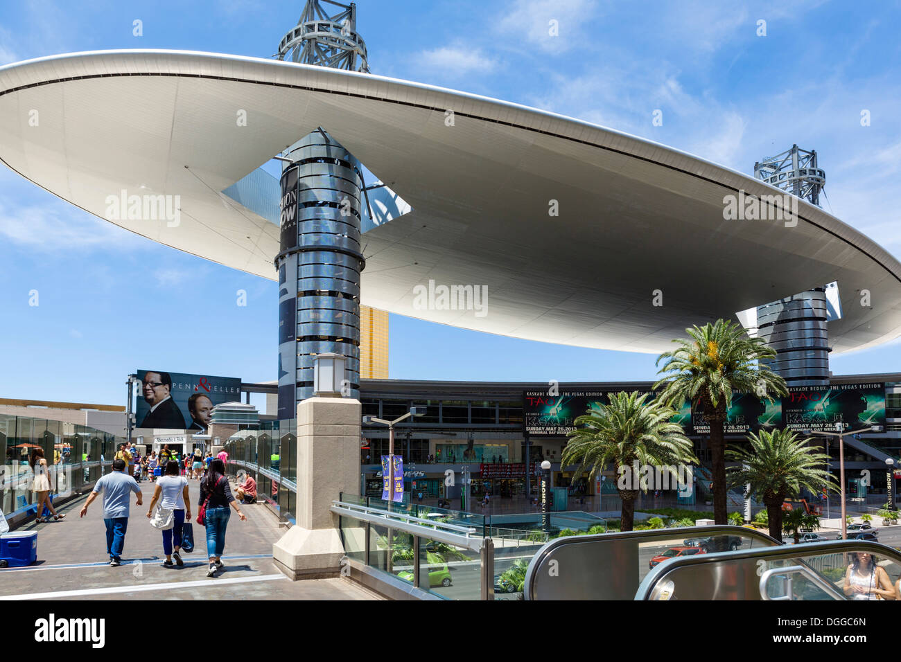 Die Cloud bei der Fashion Show Mall, Las Vegas Boulevard South (Balken), Las Vegas, Nevada, USA Stockfoto