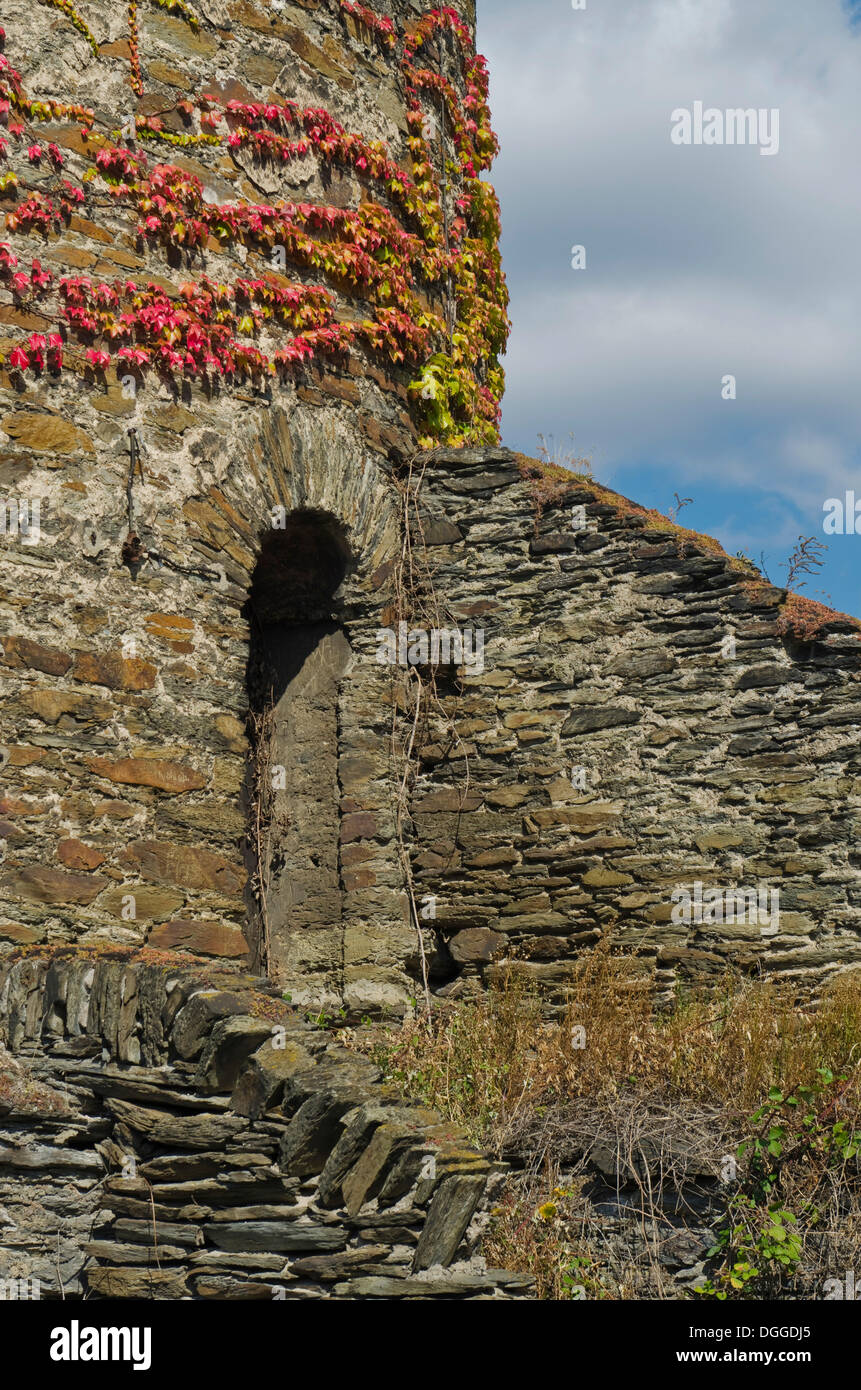 Alten Wachturm, Oberwesel, Rheinland-Pfalz Stockfoto