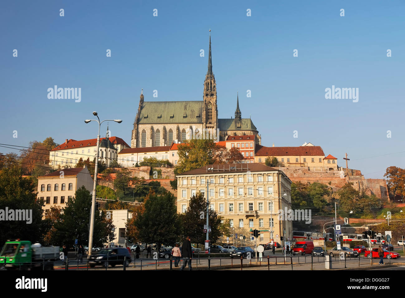 St. Peter und Paul Kathedrale, Brünn, South Moravia, Mähren, Tschechische Republik, Europa Stockfoto