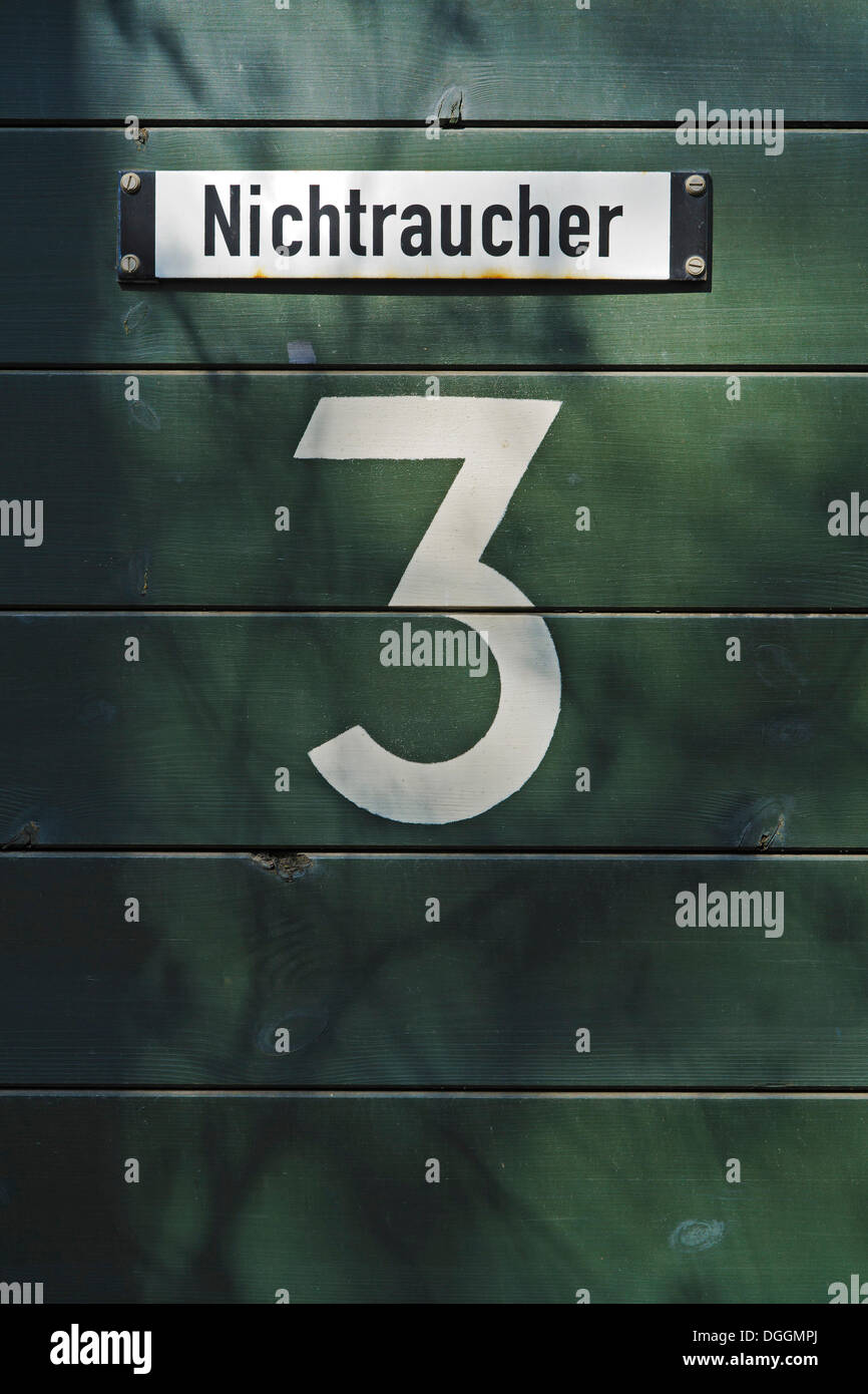 Nichtraucher Abteil eines alten dritter Klasse Waggon, Niedersachsen, publicground Stockfoto