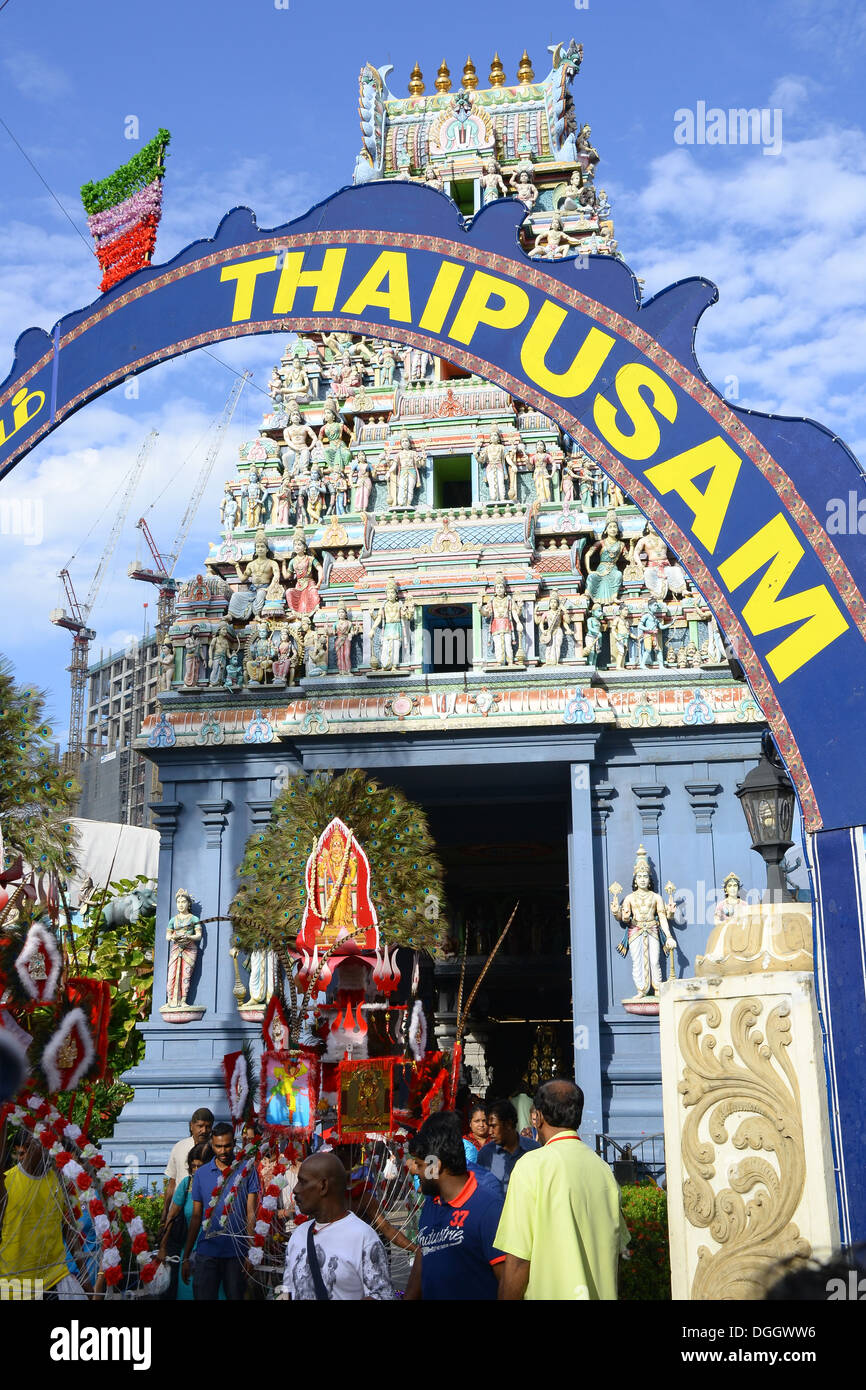 Thaipusam-parade Stockfoto