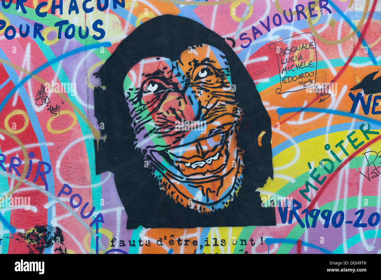 East Side Gallery Amour Paix Von Andreas Paulun Stockfotografie Alamy