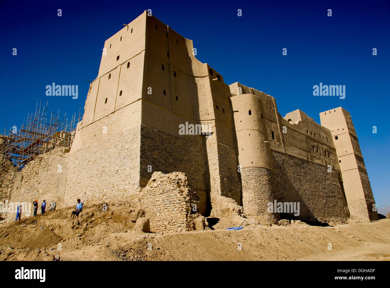 Bhala Fort in Oman Stockfoto