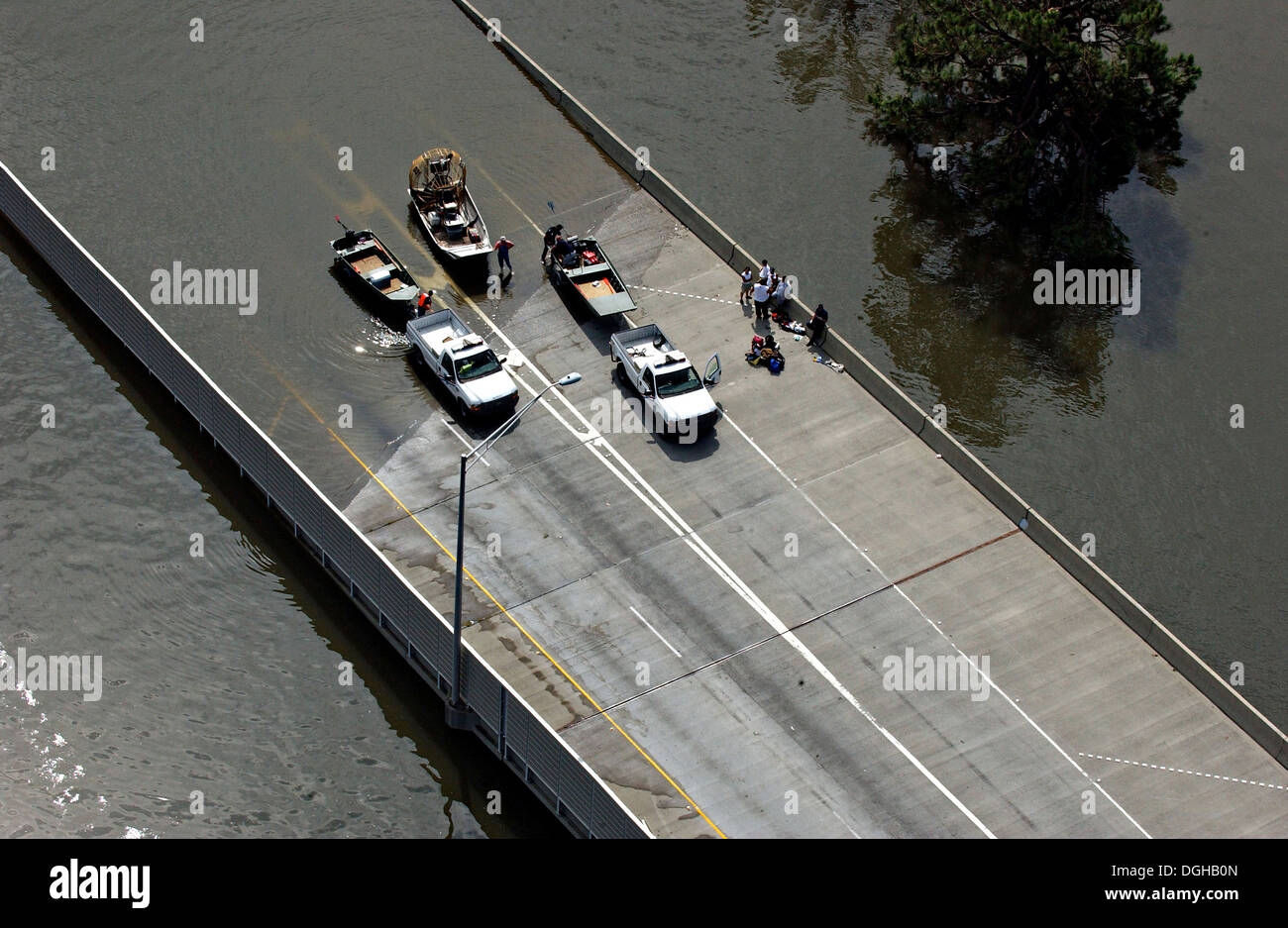 Hurricane Katrina Damage Above Stockfotos Und Bilder Kaufen Alamy