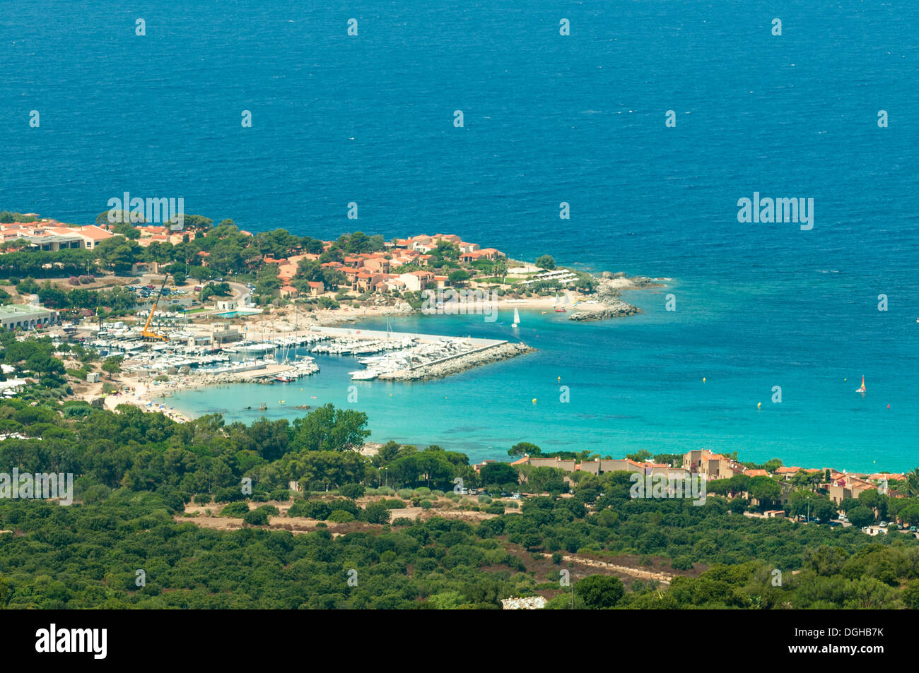 Algajola, Nord Korsika, Frankreich Stockfoto