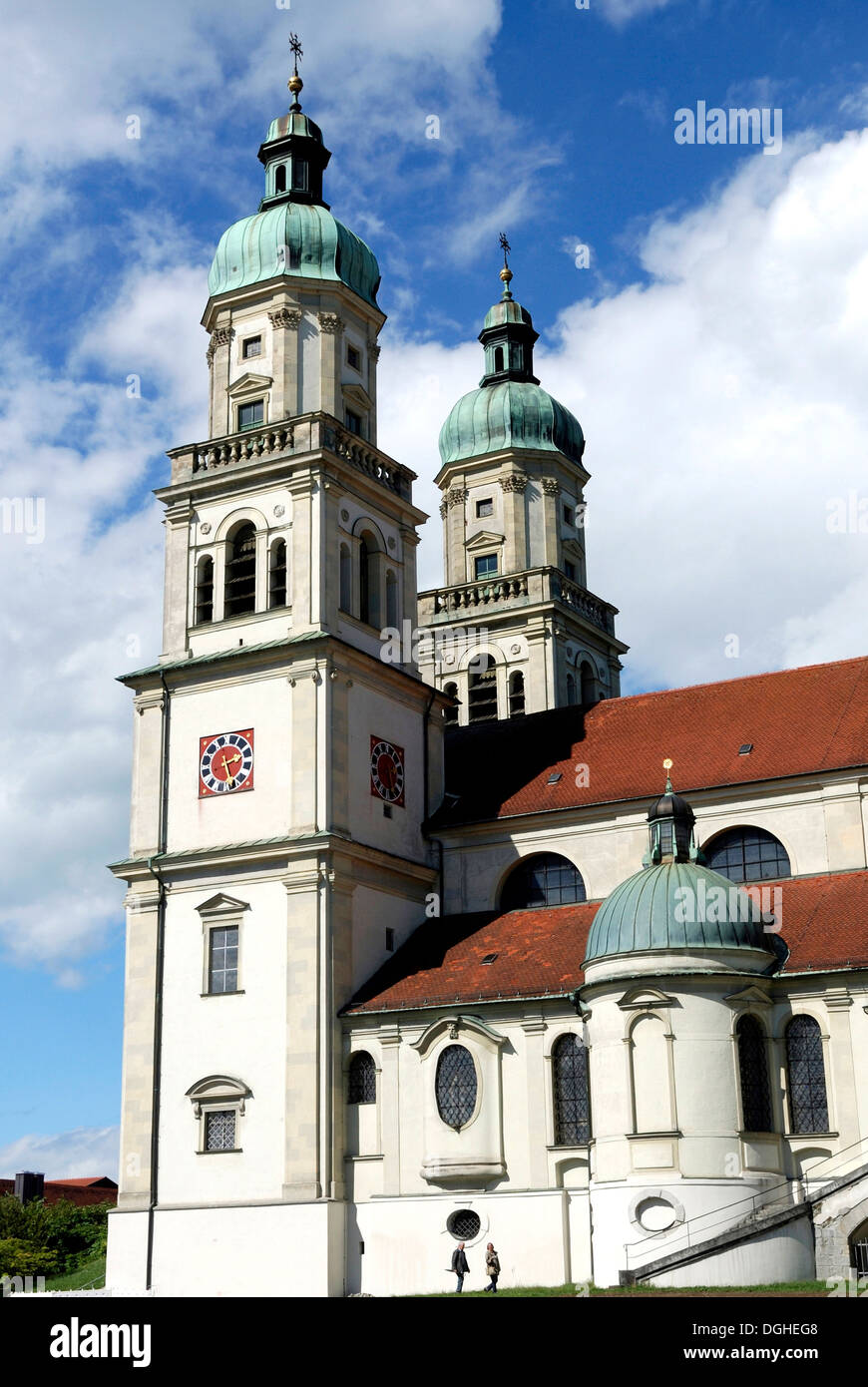 Sankt-Lorenz-Basilika in Kempten. Stockfoto
