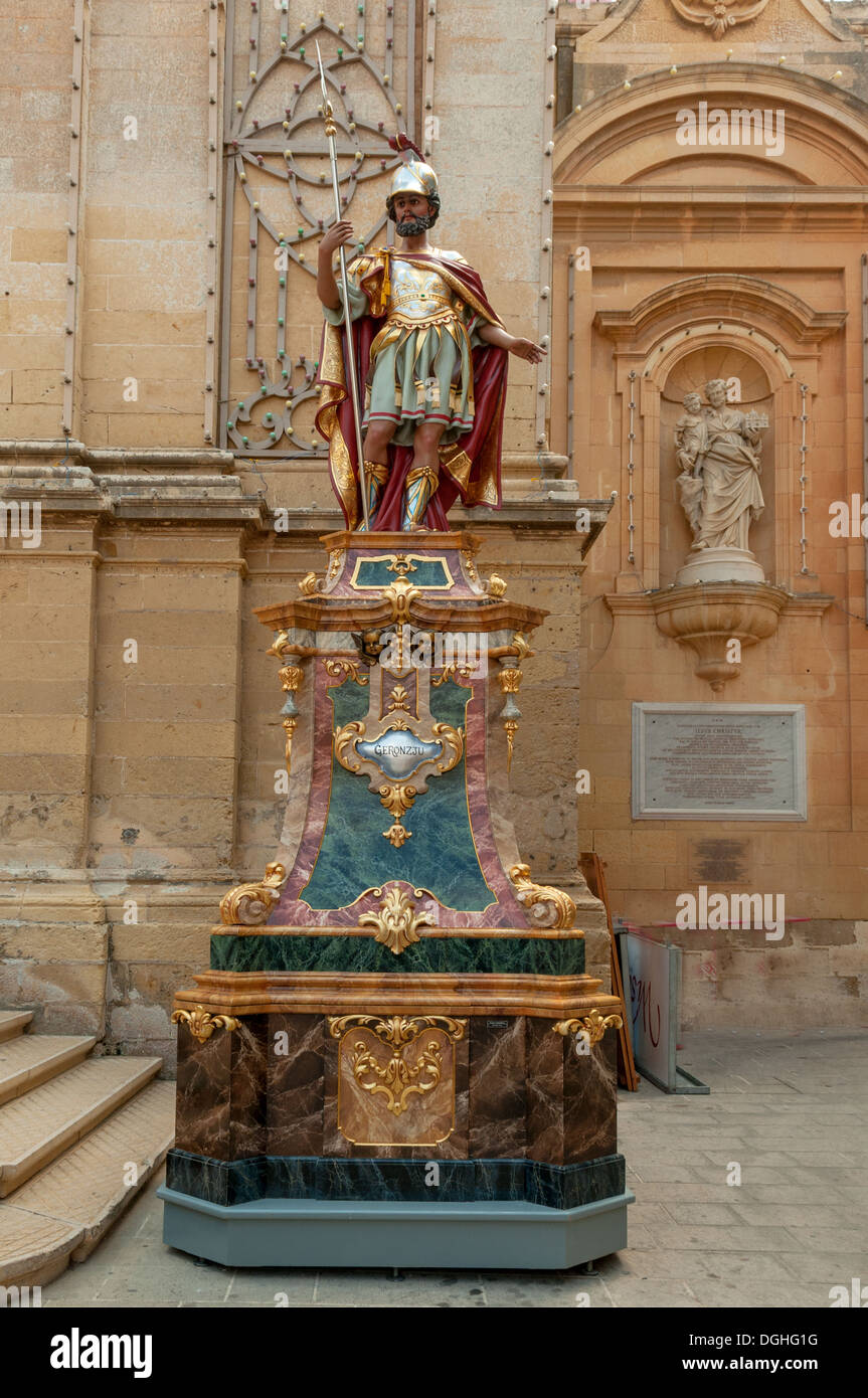 Festa Dekoration, Rabat, Gozo, Malta Stockfoto