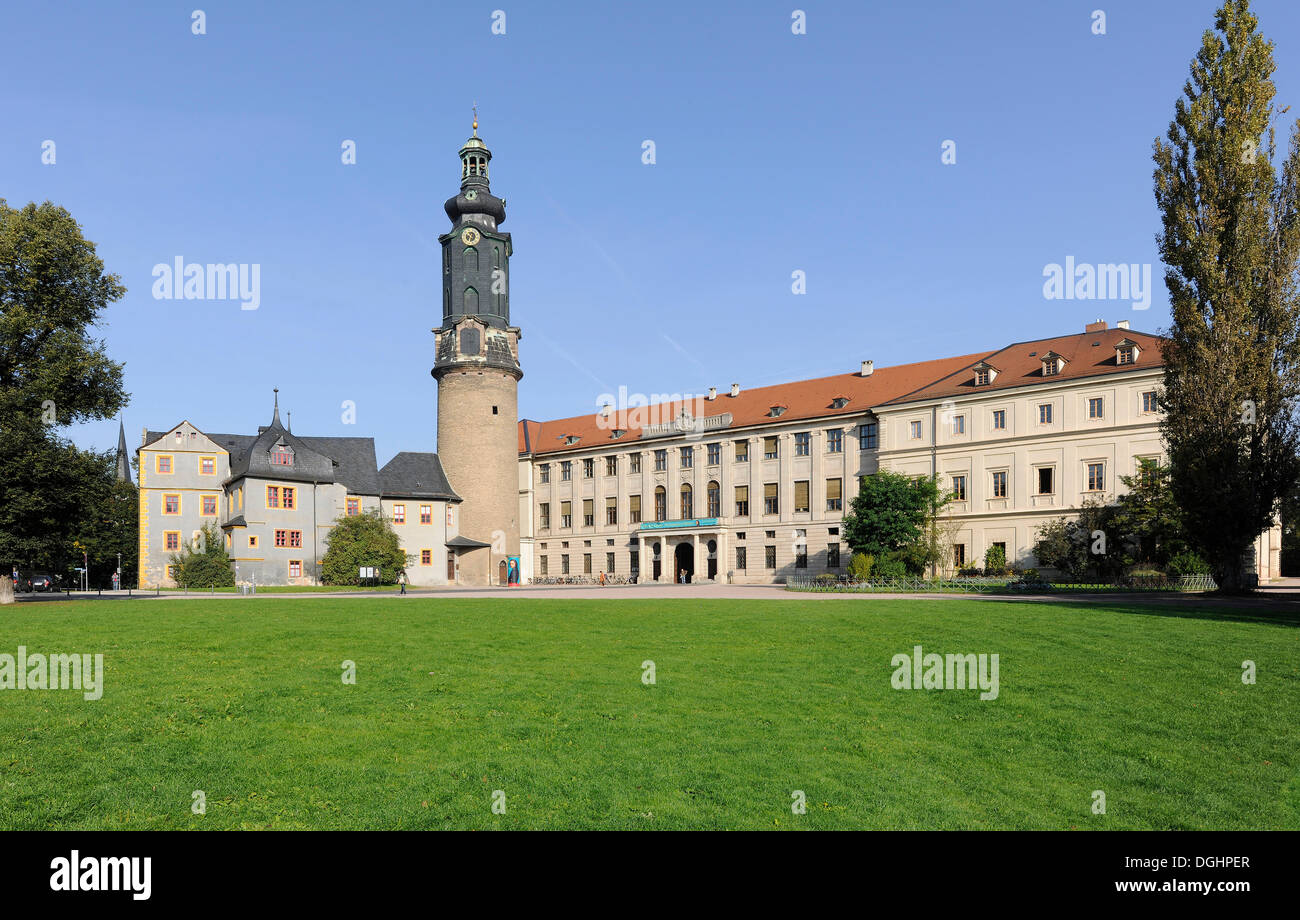 Stadtschloss, Stadtschloss, Weimar, Thüringen, Deutschland Stockfoto