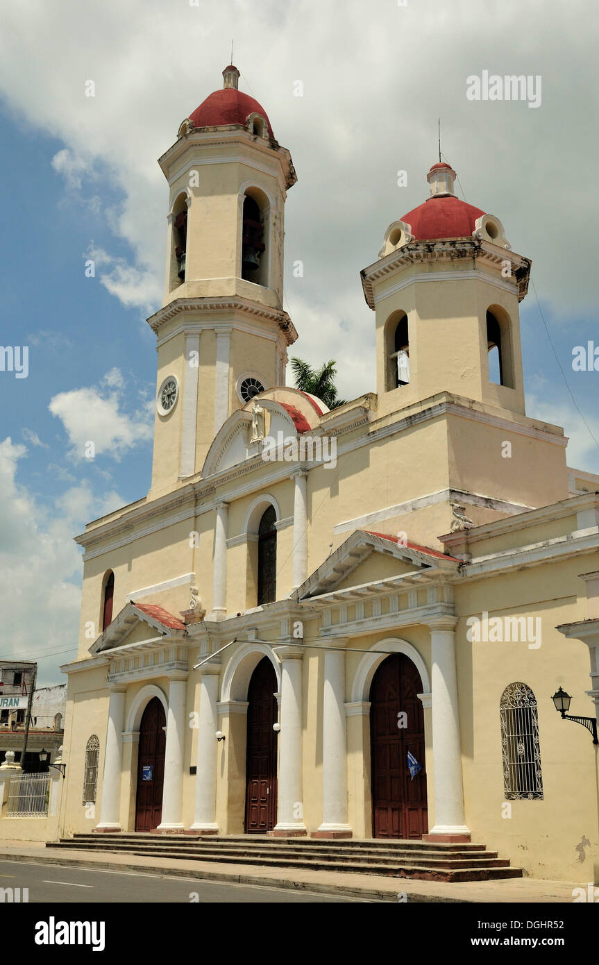 Catedral De La Purisima Concepcion Kathedrale, Parque Marti Park, Cienfuegos, Kuba, Caribbean Stockfoto