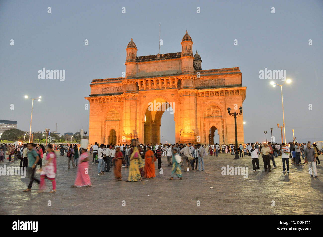Gateway von Indien Denkmal, Wahrzeichen von Mumbai, Mumbai, Maharashtra, Indien Stockfoto