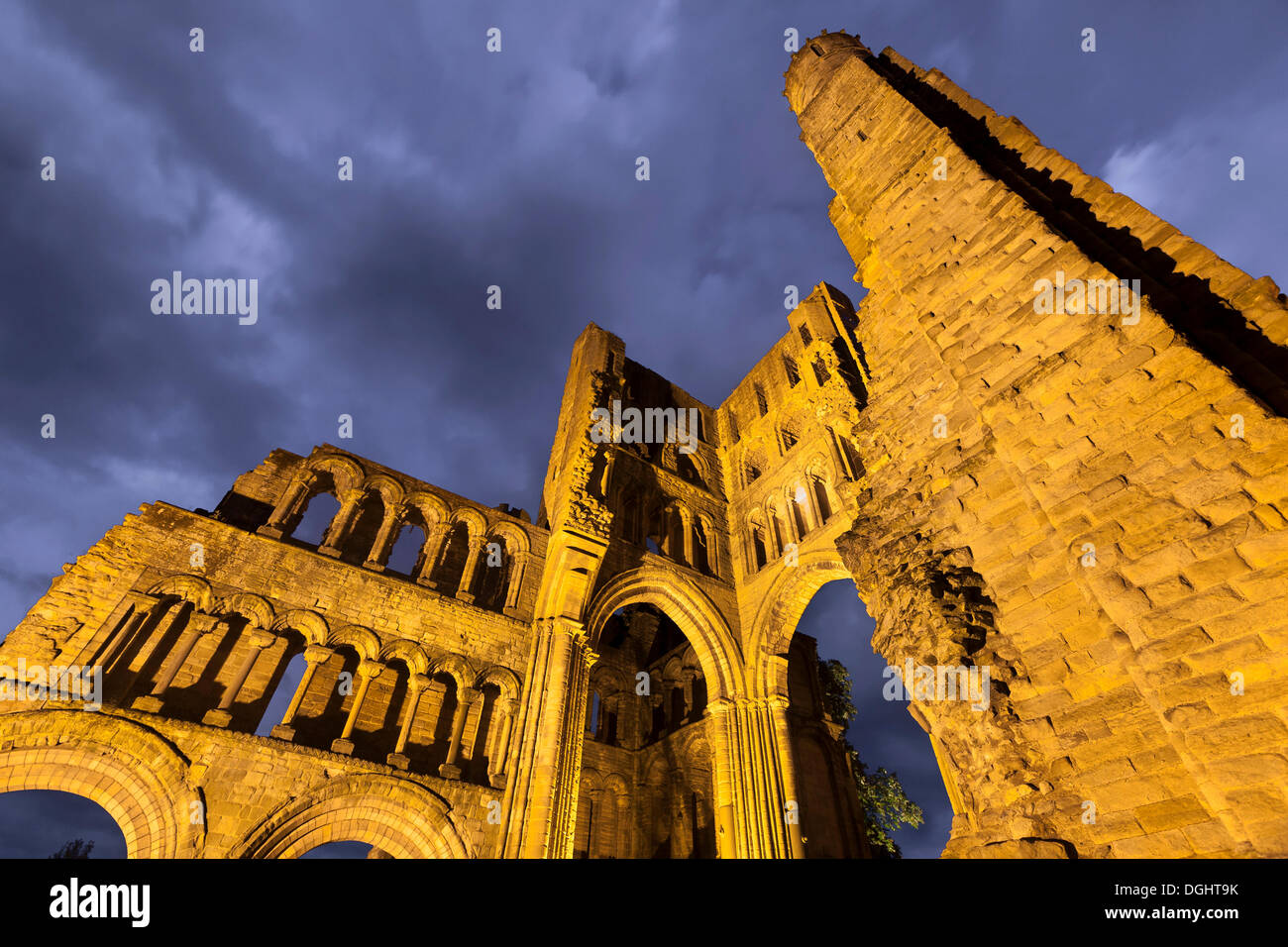 Kelso Abbey, Kelso, Scottish Borders, Schottland, Vereinigtes Königreich Stockfoto