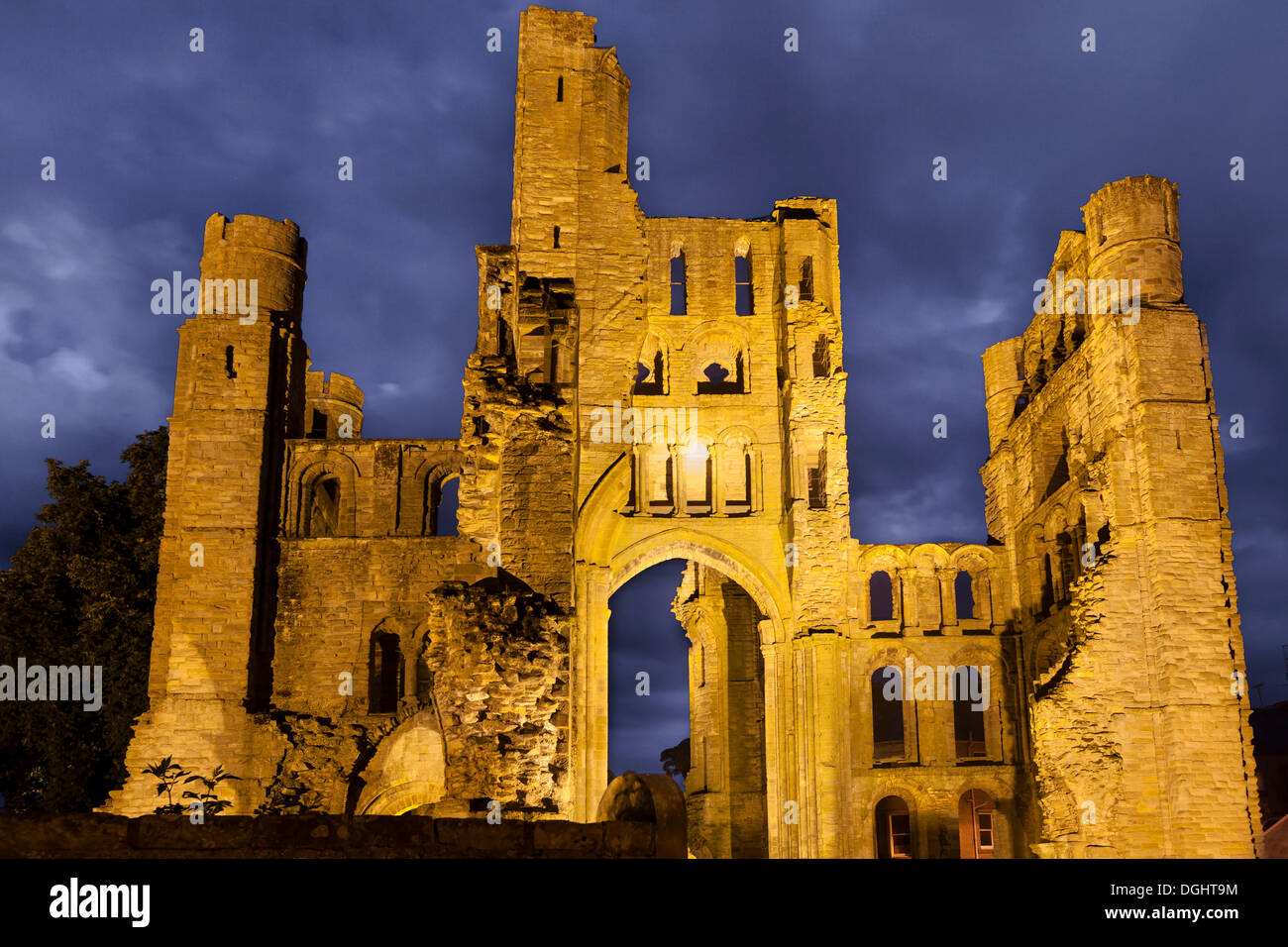 Kelso Abbey, Kelso, Scottish Borders, Schottland, Vereinigtes Königreich Stockfoto