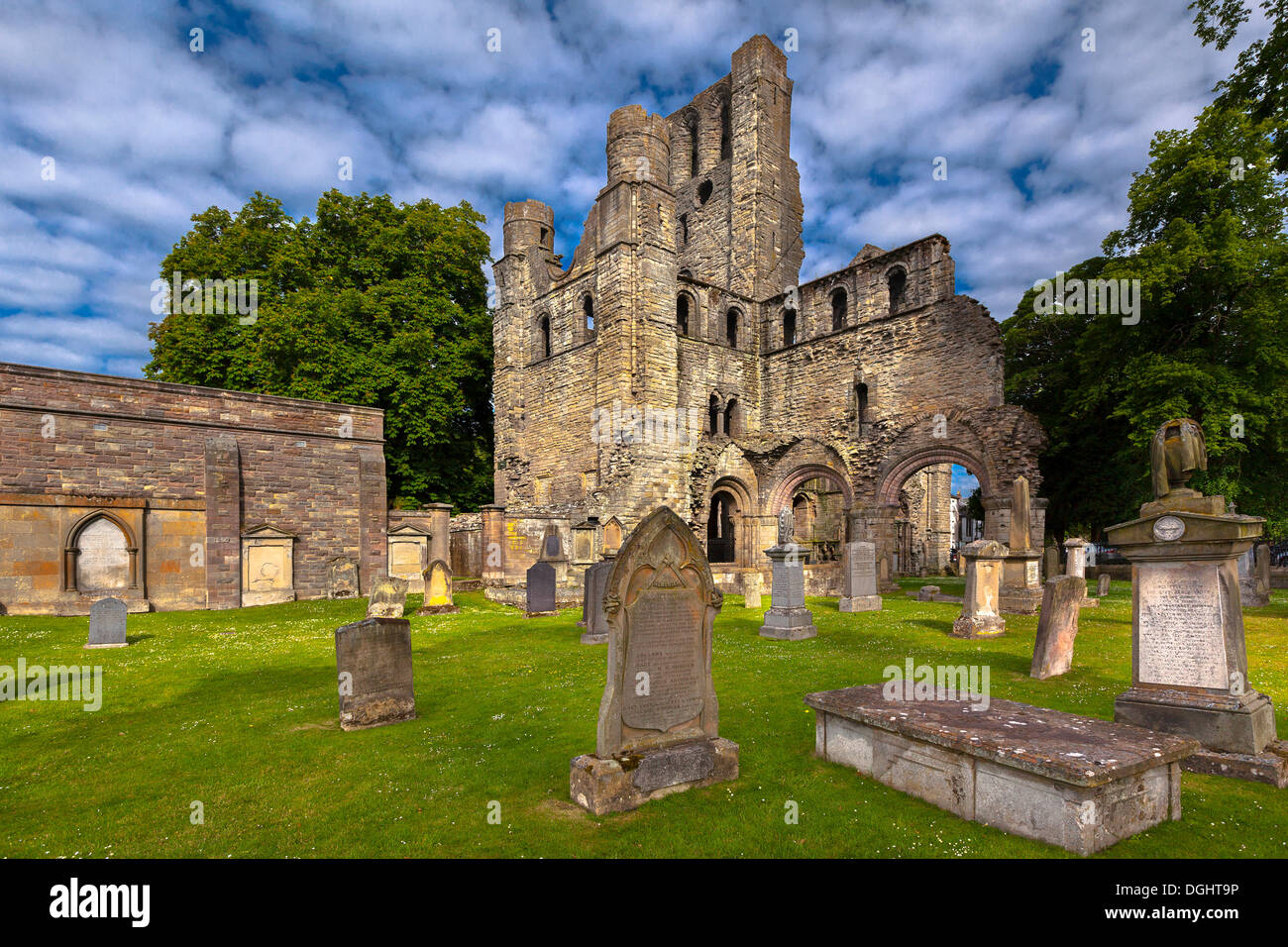 Kelso Abbey, Kelso, Scottish Borders, Schottland, Vereinigtes Königreich Stockfoto