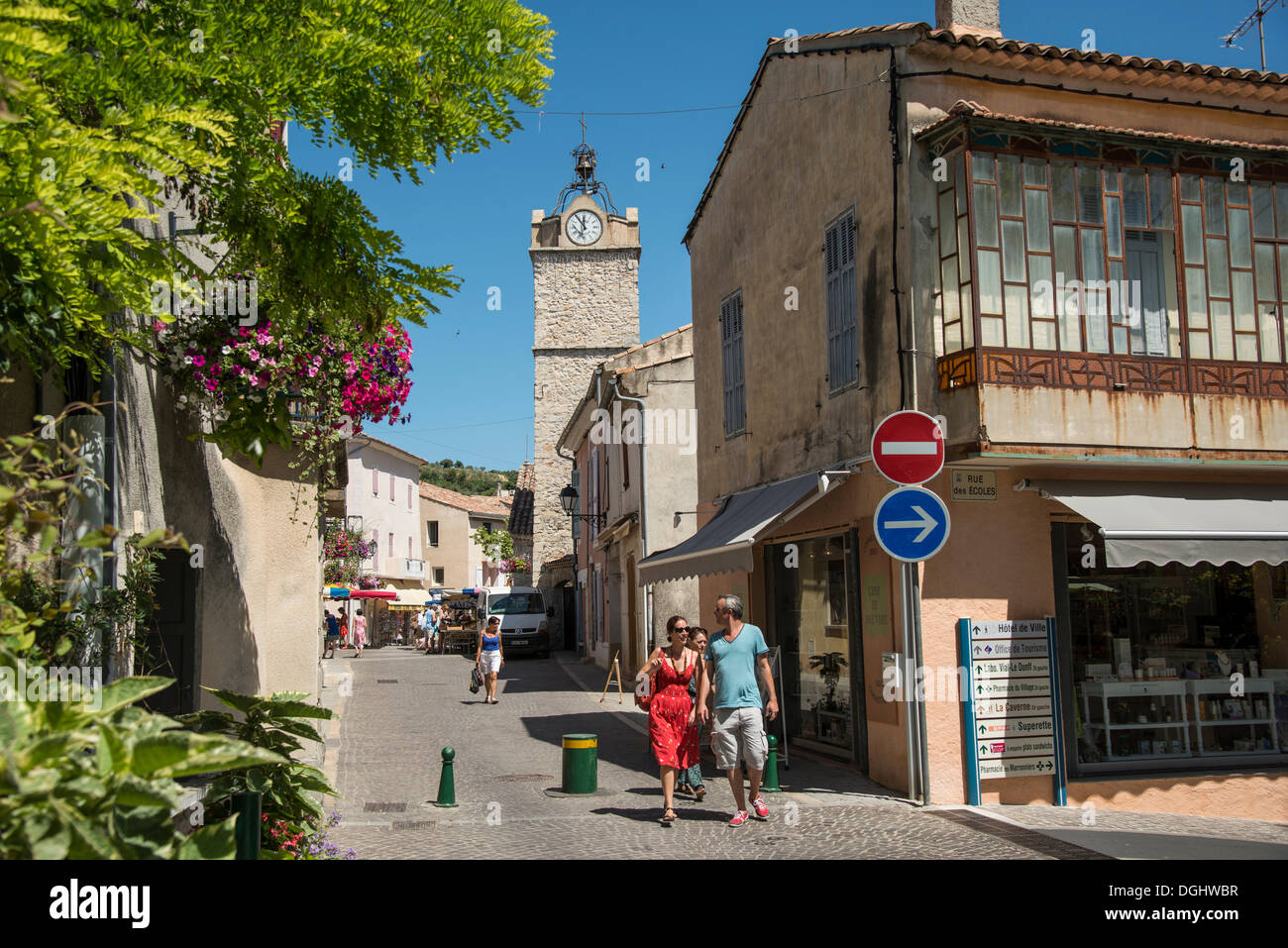 Greoux-Les-Bains, Provence-Alpes-Côte d ' Azur, Frankreich, Europa Stockfoto