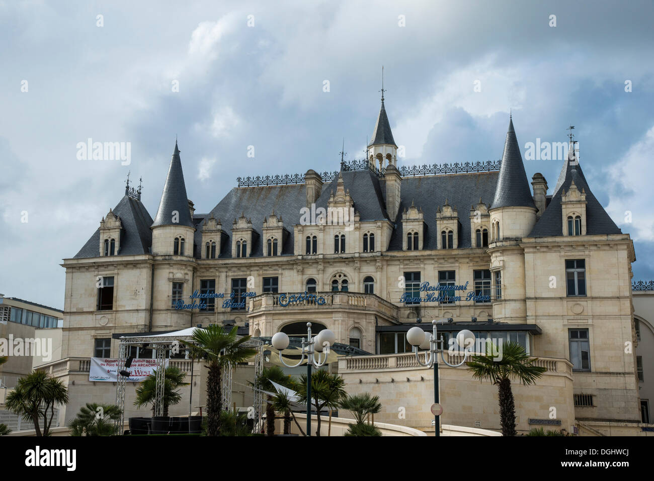 Casino, Arcachon, Aquitaine, Frankreich, Europa, PublicGround Stockfoto