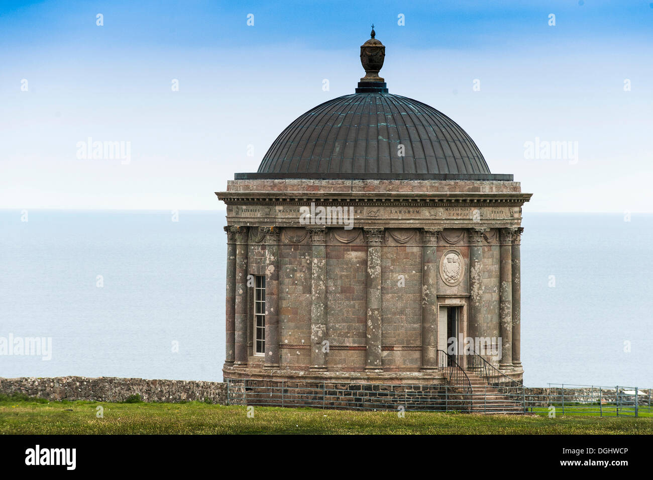 Mussenden Temple, Castlerock, County Londonderry, Nordirland, Vereinigtes Königreich, Europa Stockfoto
