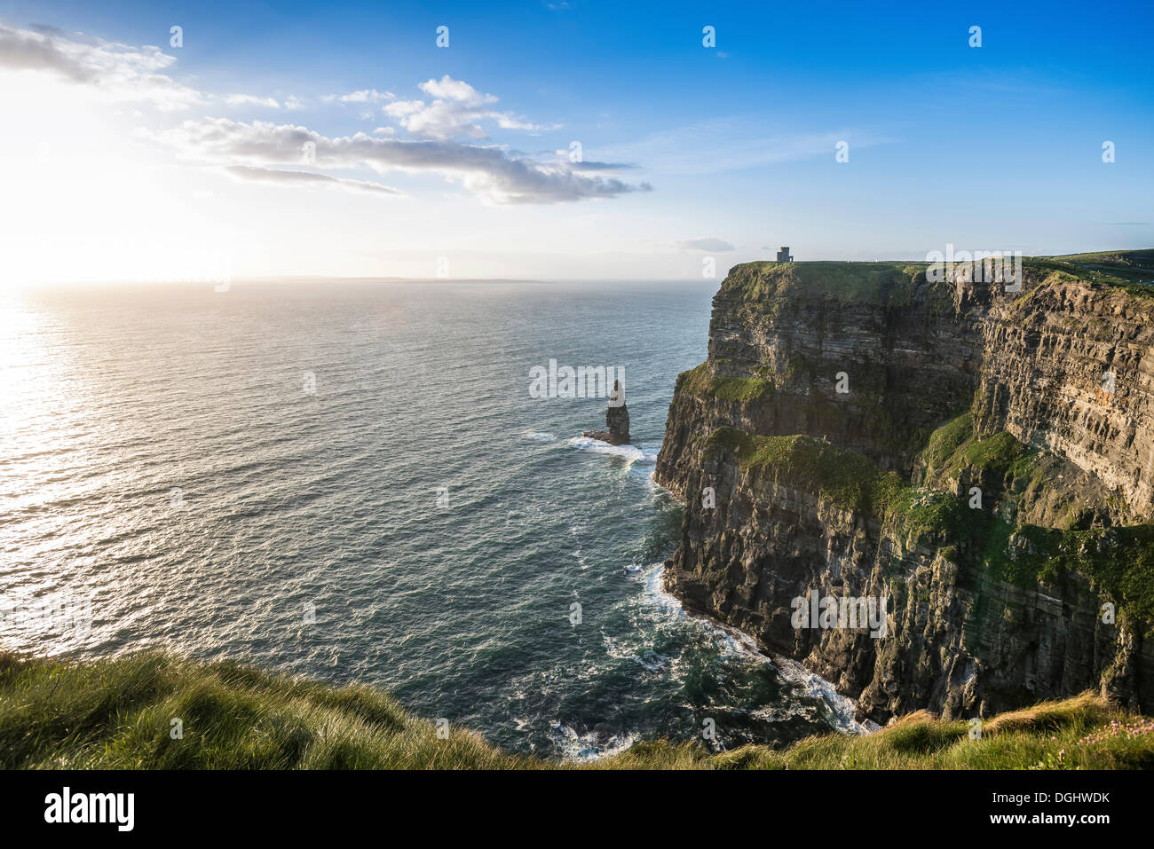 Cliffs of Moher, Steilküsten, County Clare, Republik Irland, Europa Stockfoto
