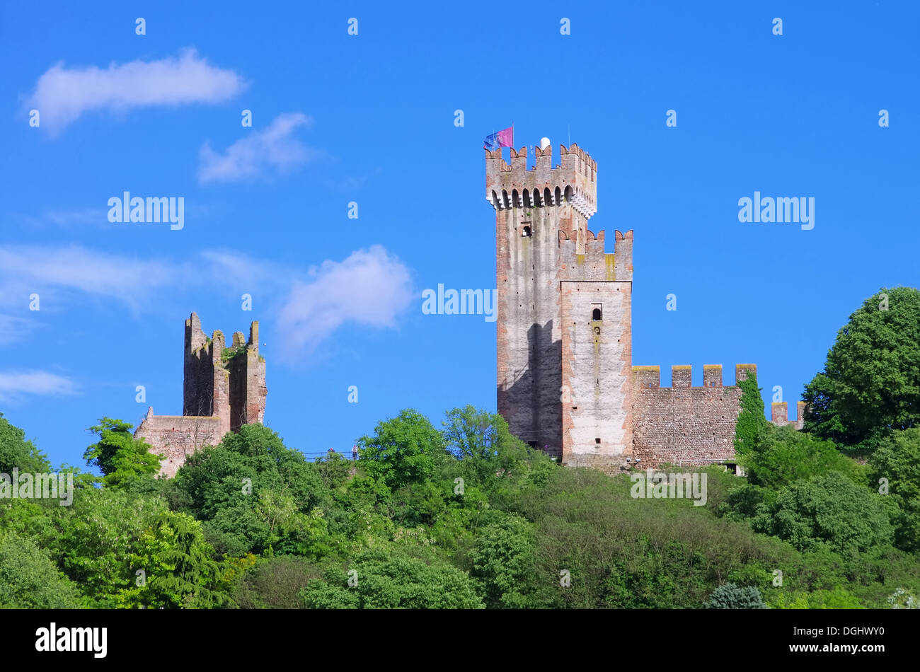 Borghetto Burg - Borghetto Burg 02 Stockfoto