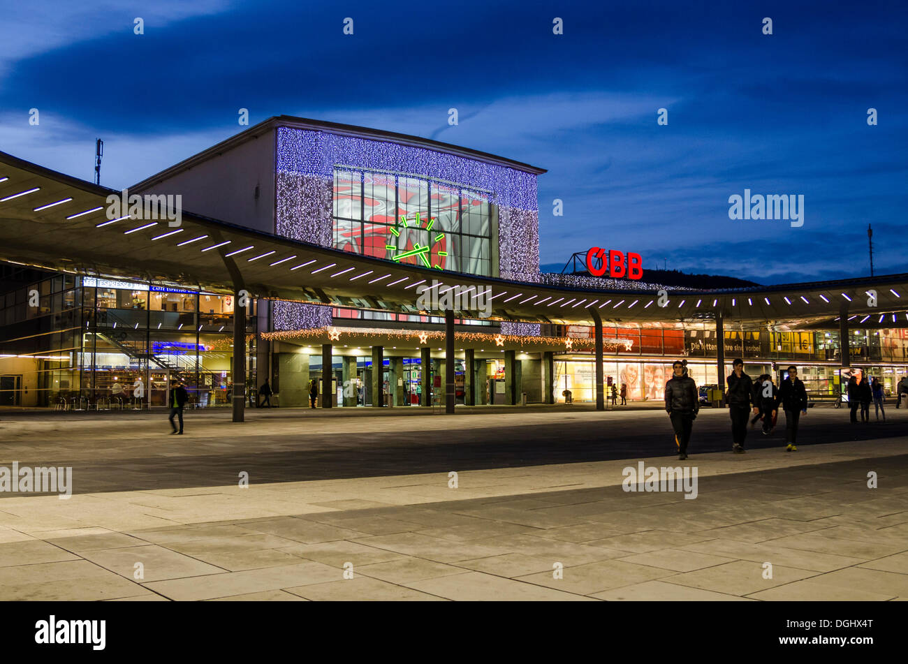 Graz Hauptbahnhof, Hauptbahnhof, Graz, Steiermark, Österreich Stockfoto