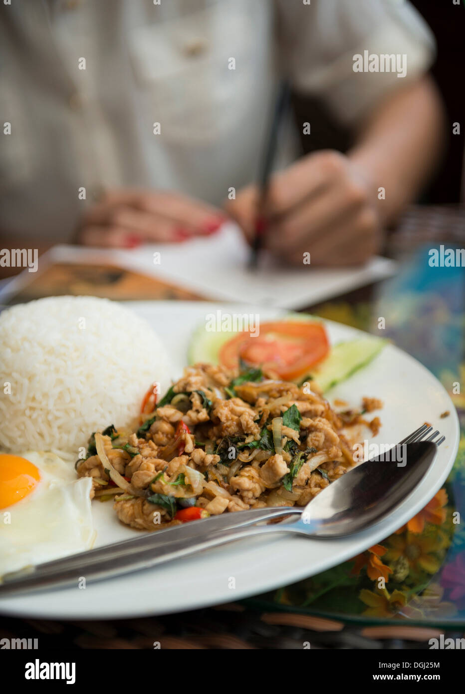 Traditionelle Küche in laos Stockfoto