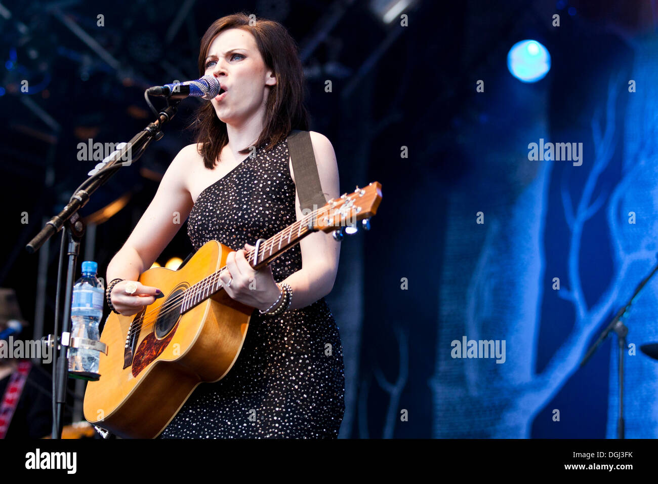 Die schottischen Singer-Songwriterin Amy Macdonald live auf das Heitere Open Air-Musikfestival in Zofingen, Schweiz, Europa Stockfoto