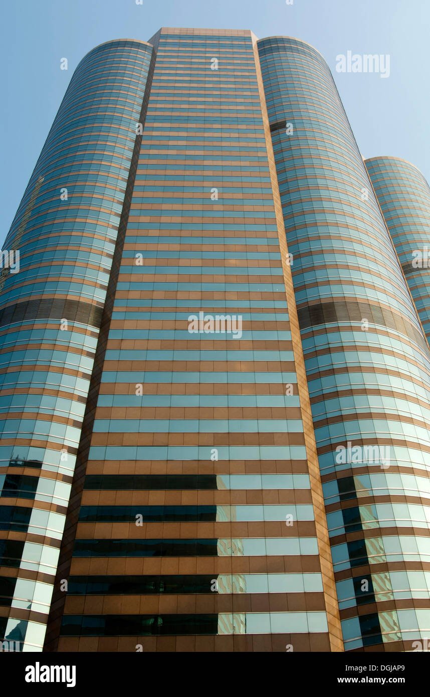 Wolkenkratzer, zwei Exchange Square, Hong Kong, Hong Kong, China, Volksrepublik China Stockfoto