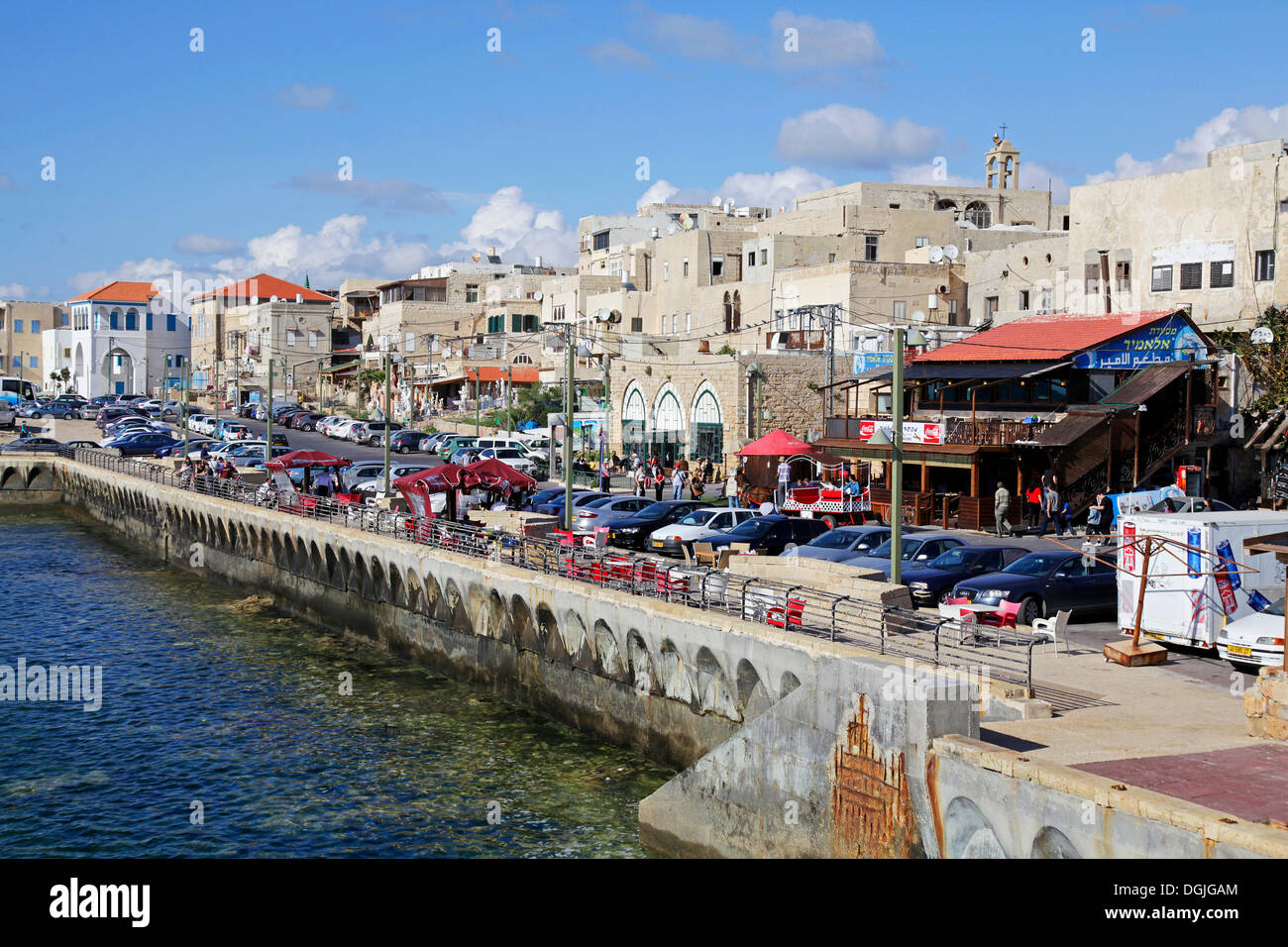 Hafen, Akko, Israel, Nahost Stockfoto