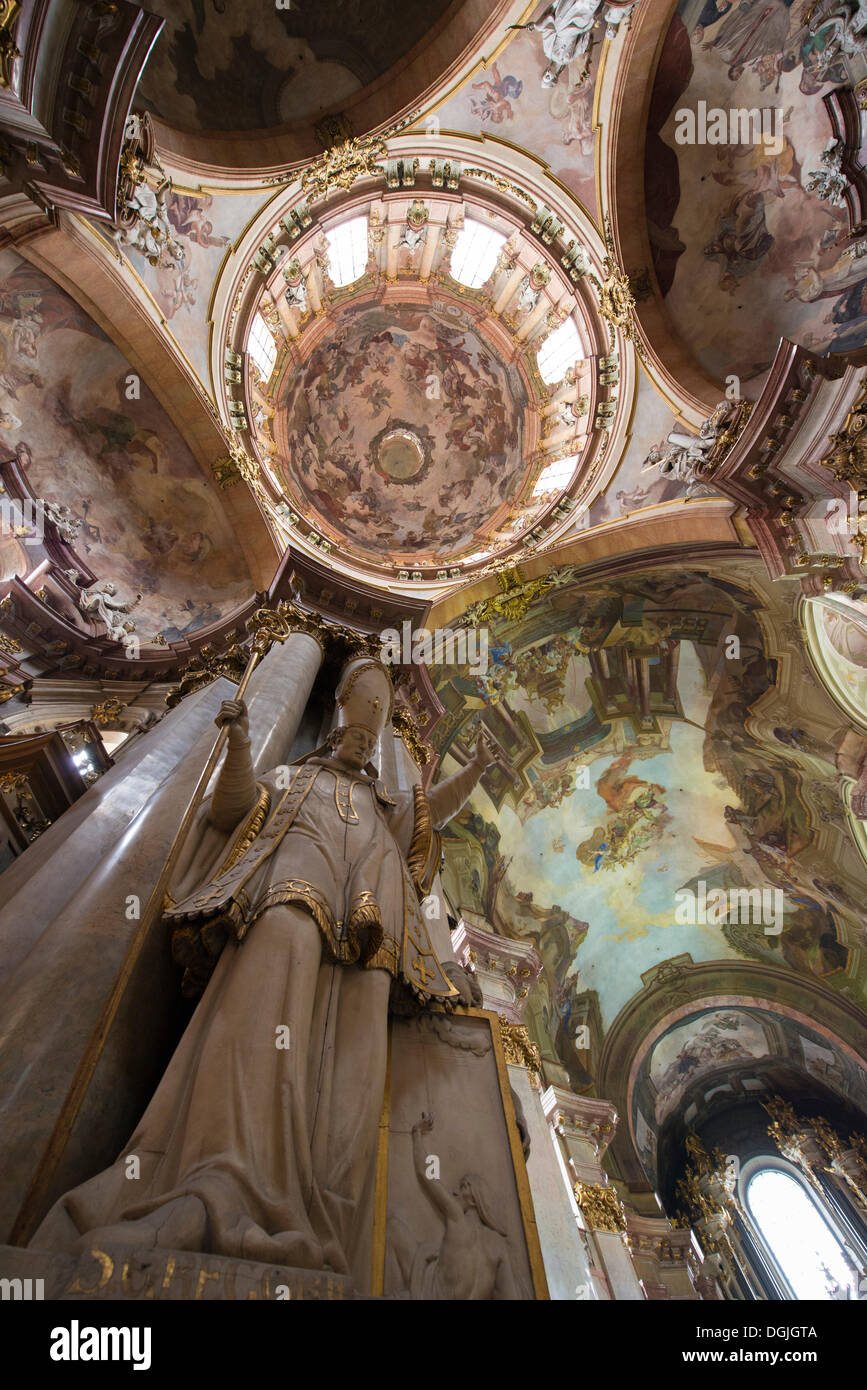 St. Nikolaus Kirche, Kleinseite, Prag, Tschechische Republik, Europa Stockfoto