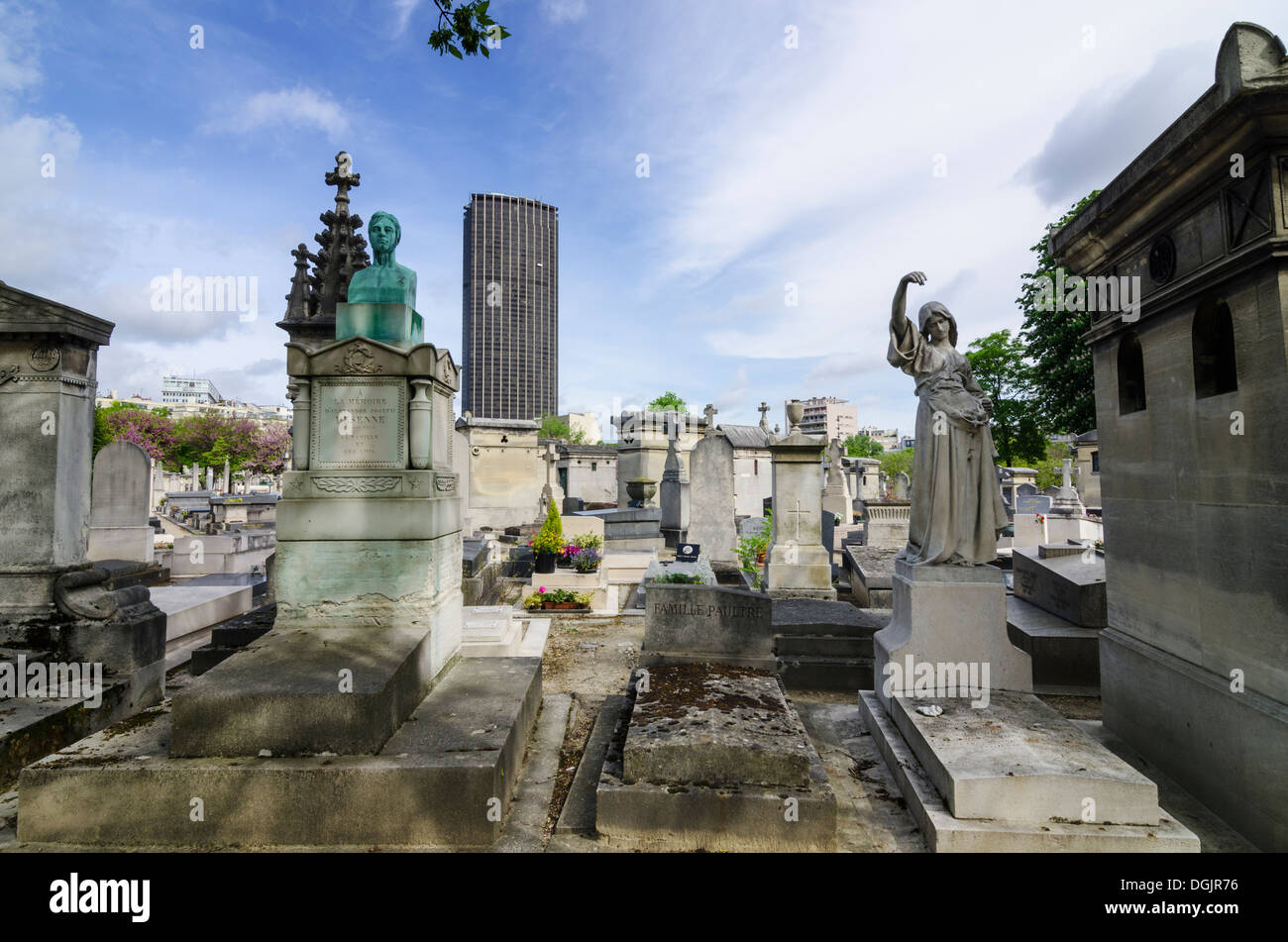Friedhof Montparnasse, Paris, Frankreich Stockfoto