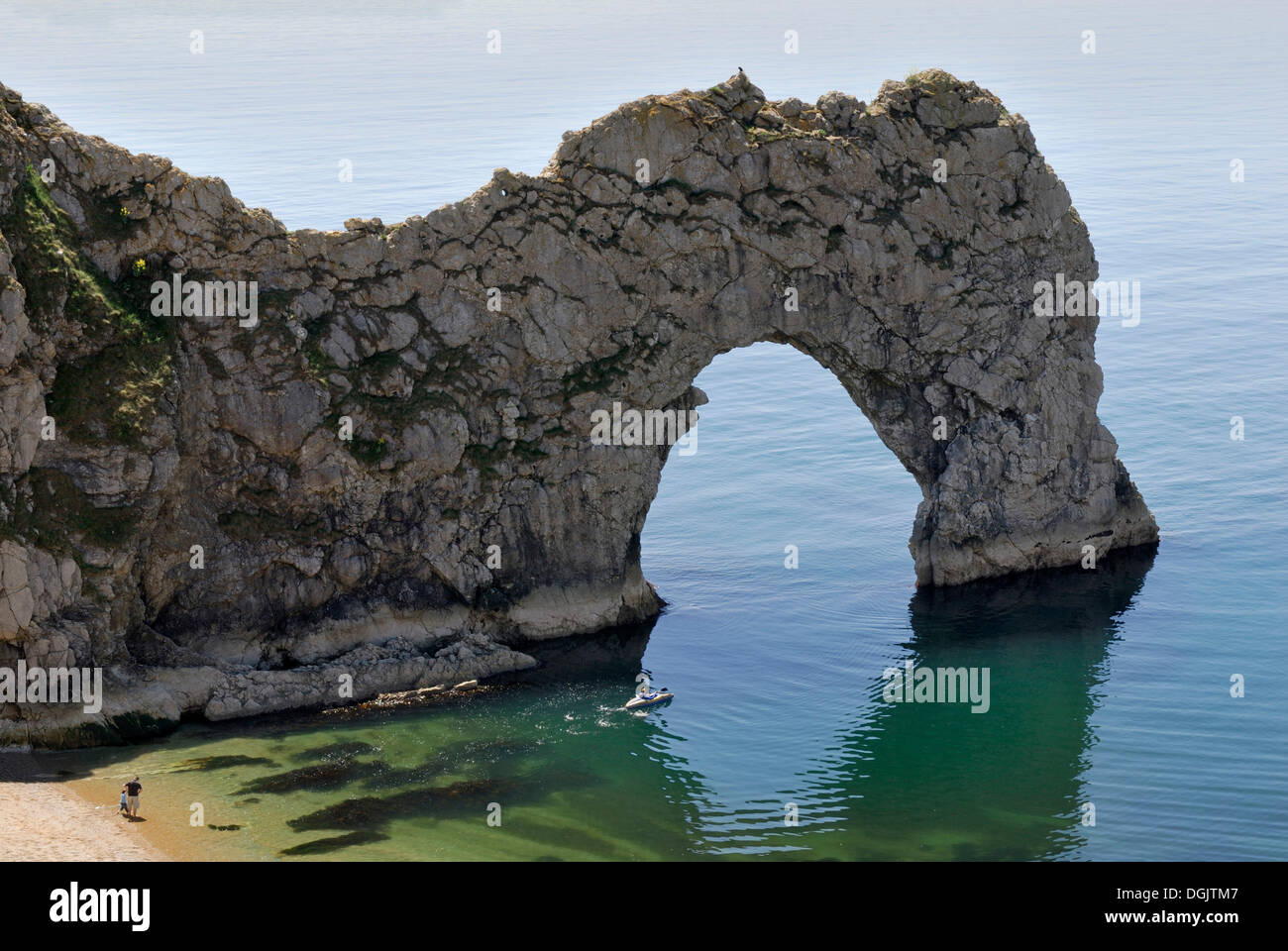 Durdle Door Arch, Lulworth, Dorset, Südengland, England, Vereinigtes Königreich, Europa Stockfoto