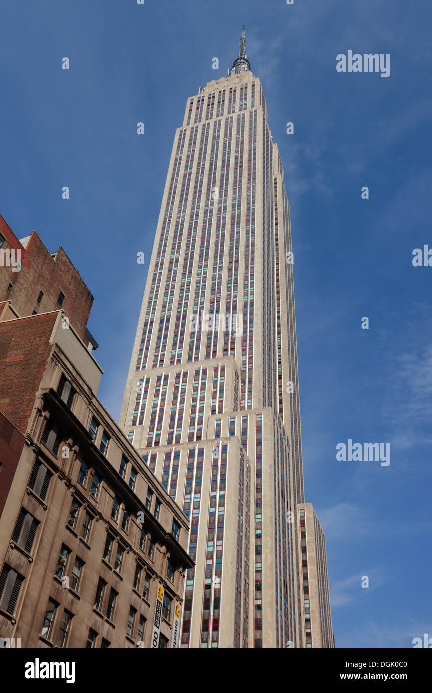 Empire State Building in New York, USA. Stockfoto