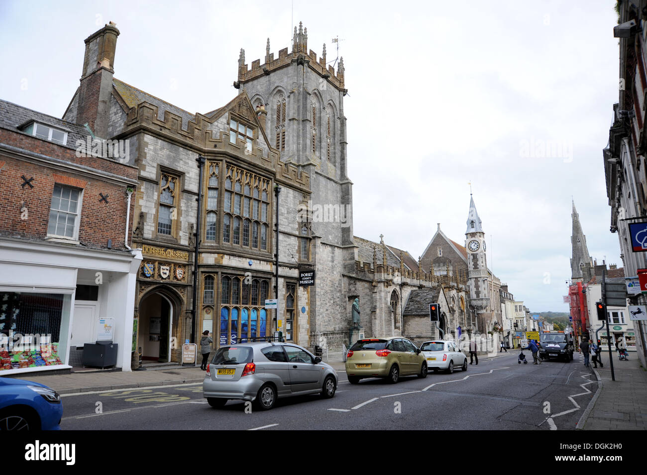 High Street Dorchester Dorset Wessex UK Stockfoto
