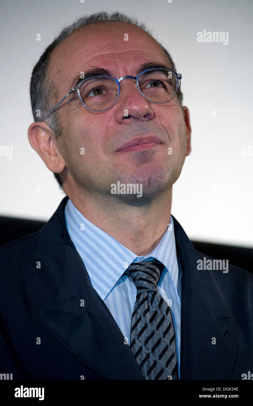 Tokio, Japan. 22. Oktober 2013. Der Regisseur Giuseppe Tornatore besucht die speziellen Vorführungen des Films "The Best Offer" am 26. Tokyo International Film Festival 2013 in Roppongi Hills Arena, Tokio, Japan, 22. Oktober 2013. Bildnachweis: Rodrigo Reyes Marin/AFLO/Alamy Live-Nachrichten Stockfoto
