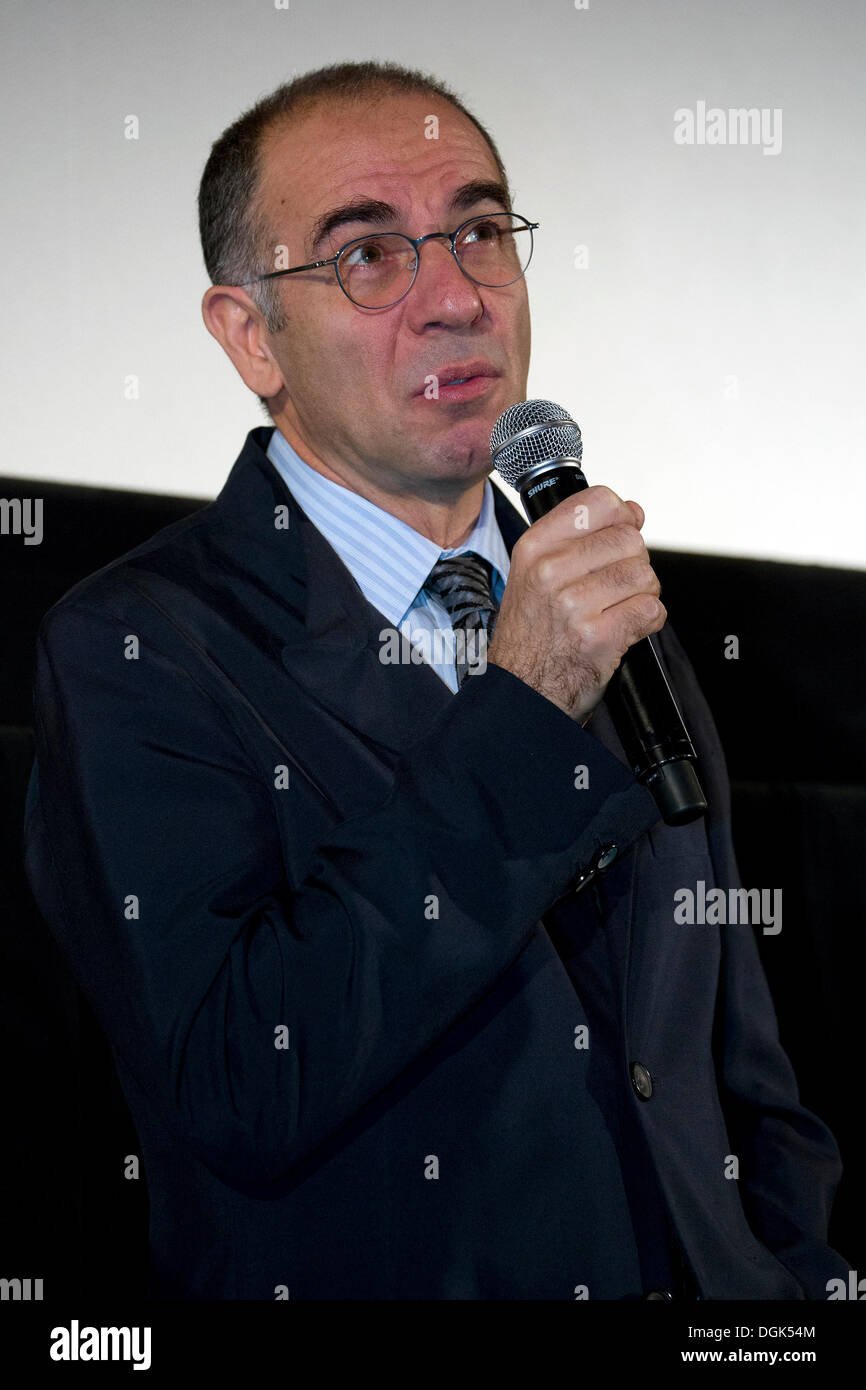 Tokio, Japan. 22. Oktober 2013. Der Regisseur Giuseppe Tornatore besucht die speziellen Vorführungen des Films "The Best Offer" am 26. Tokyo International Film Festival 2013 in Roppongi Hills Arena, Tokio, Japan, 22. Oktober 2013. Bildnachweis: Rodrigo Reyes Marin/AFLO/Alamy Live-Nachrichten Stockfoto