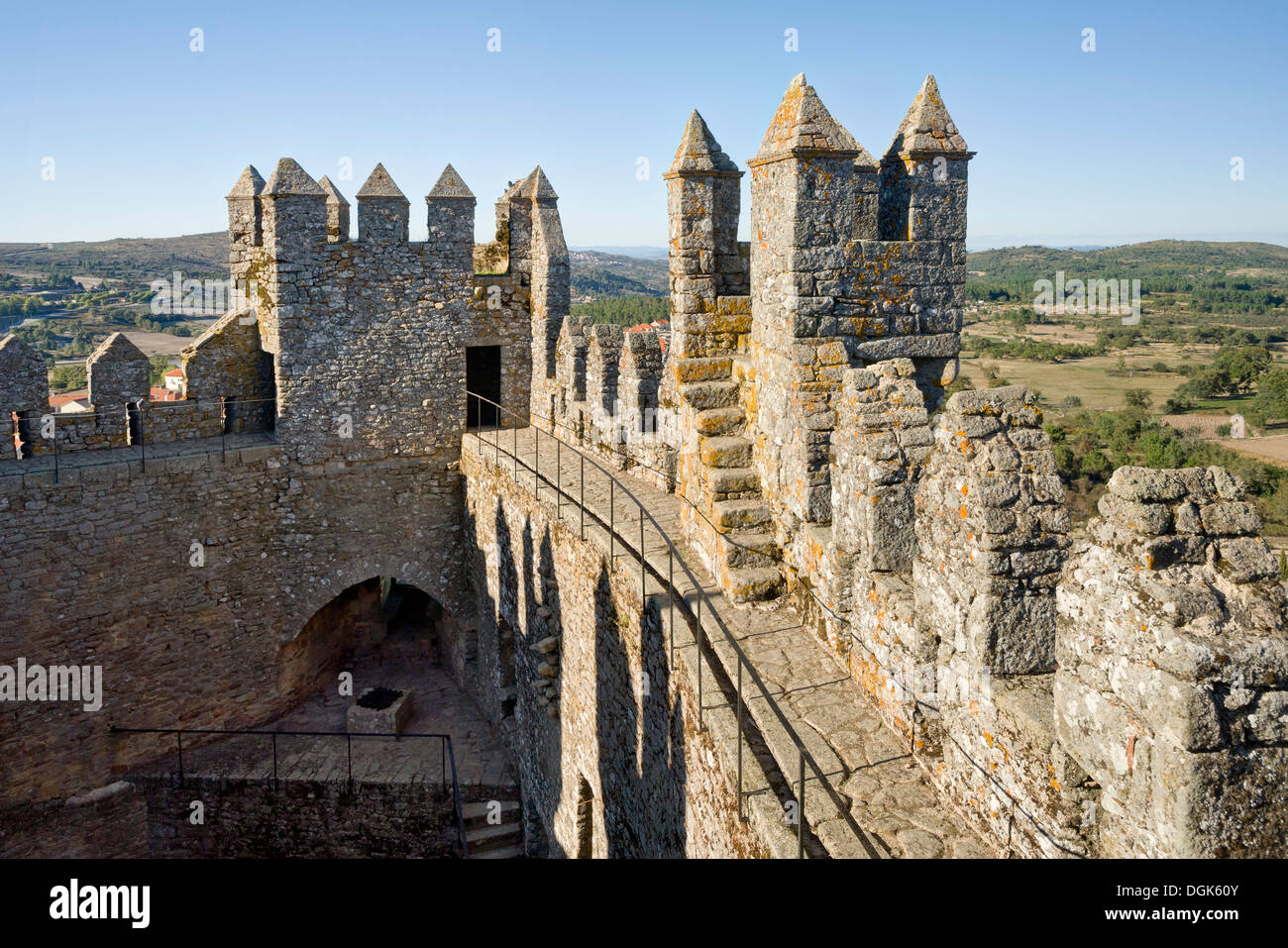 Portugal, der Beira Alta, Penedono Burg Stockfoto