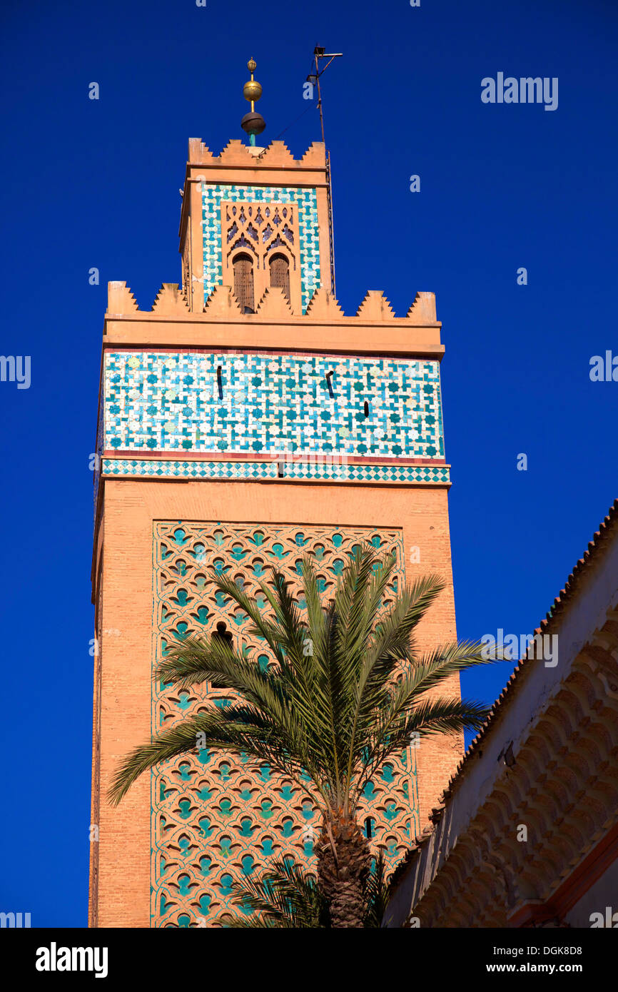 Kasbah Moschee, Marrakesch, Marokko, Nordafrika Stockfoto