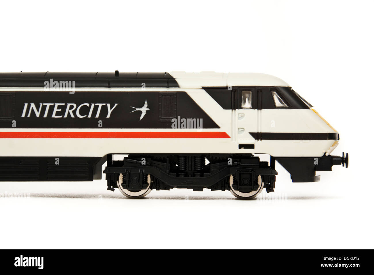 Vintage Hornby Railways "Intercity 225" Modelleisenbahn Lokomotive (R824) Stockfoto